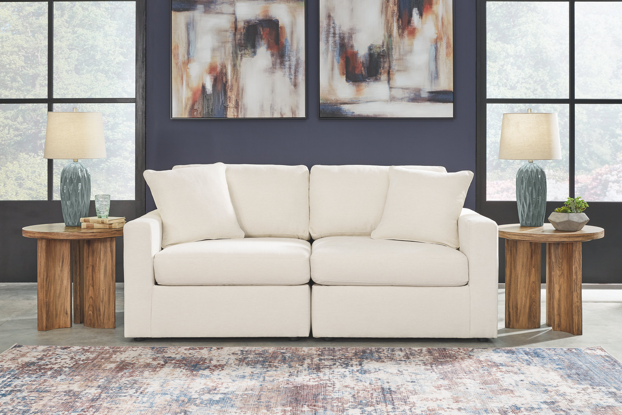 Pillar Peak Sofa and Loveseat