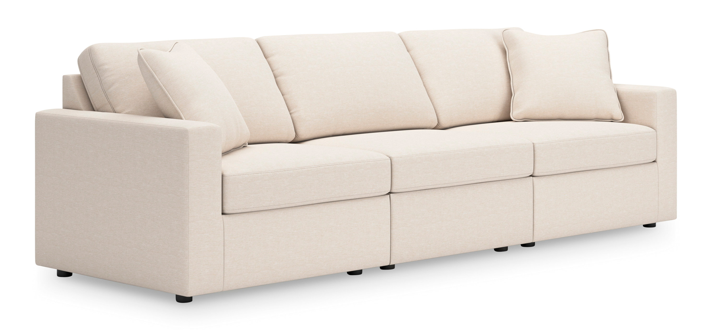 Modmax 3-Piece Polyester Modular Sofa