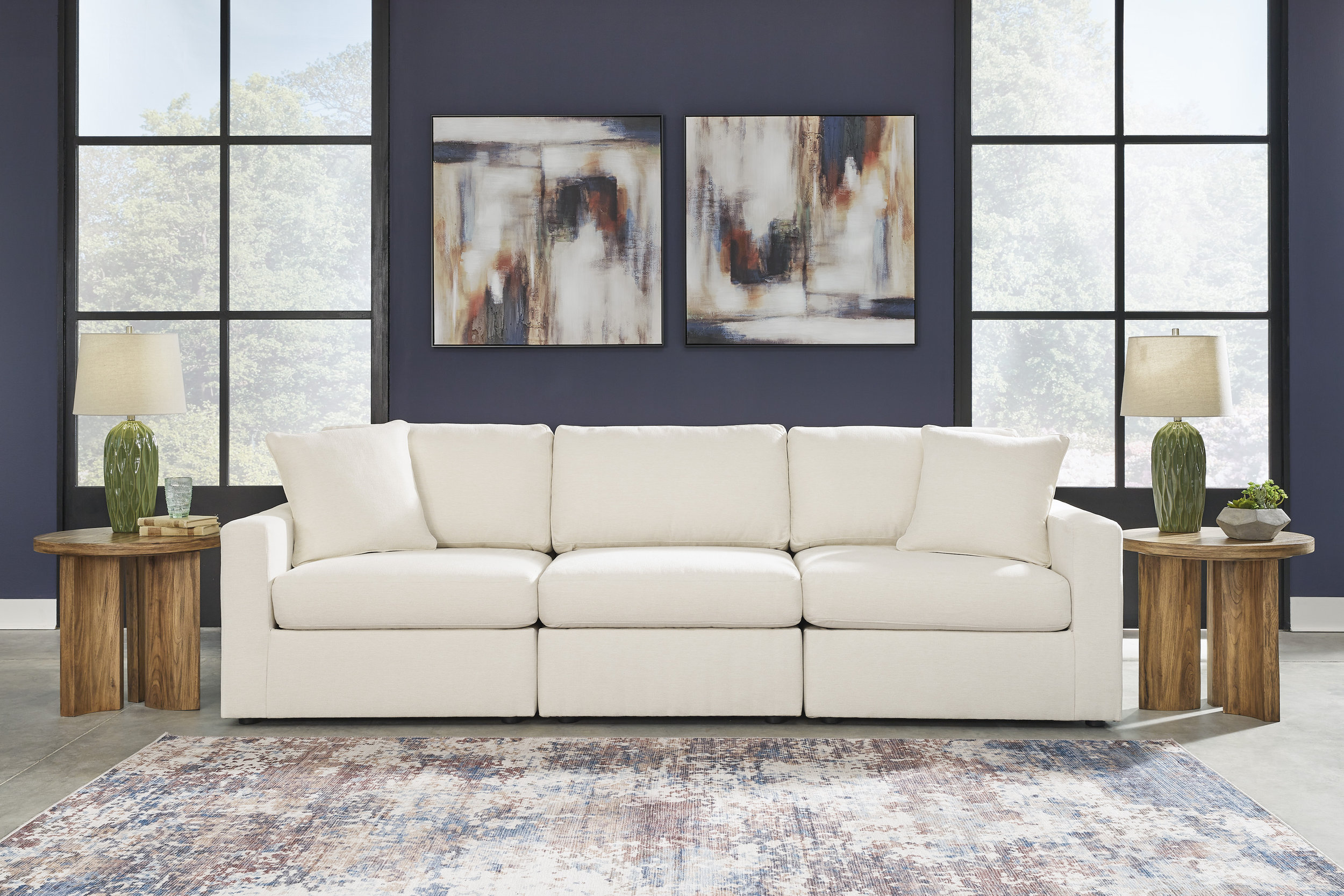 Modmax 3-Piece Polyester Modular Sofa