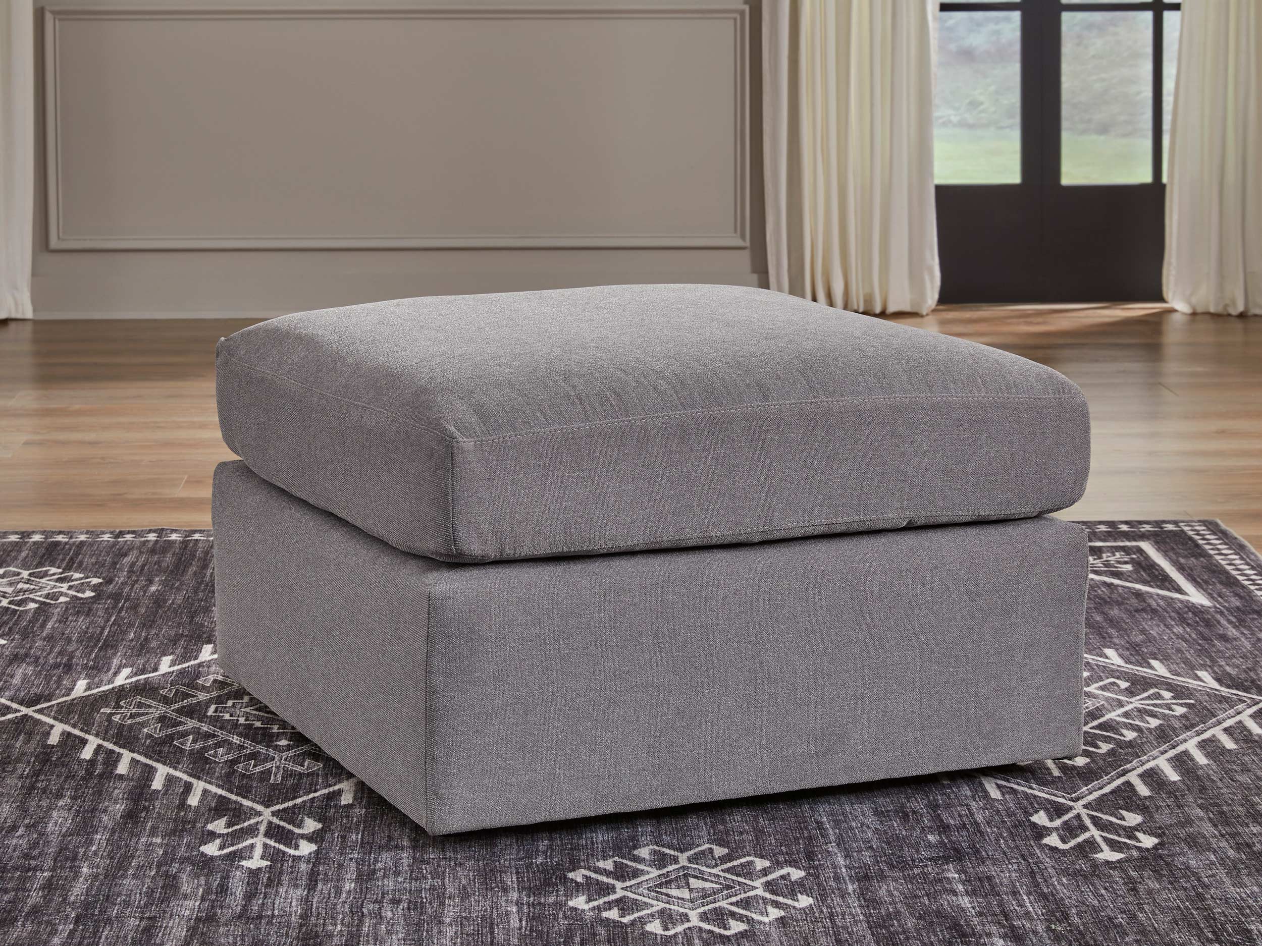 Modmax 6-Piece U-Shaped Polyester Sectional w/LAF Chaise & Storage Console