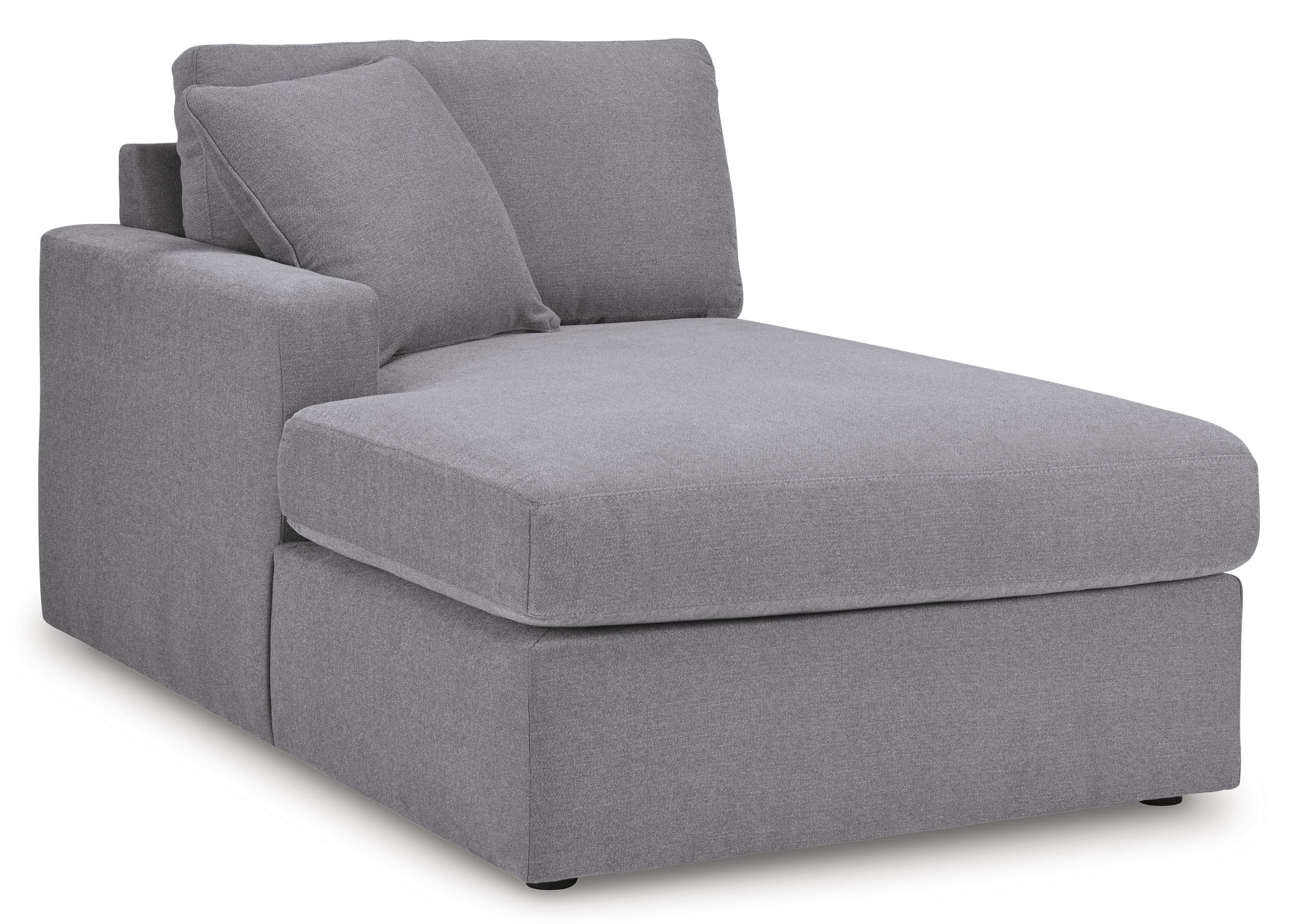 Modmax 6-Piece U-Shaped Polyester Sectional w/LAF Chaise & Audio Console