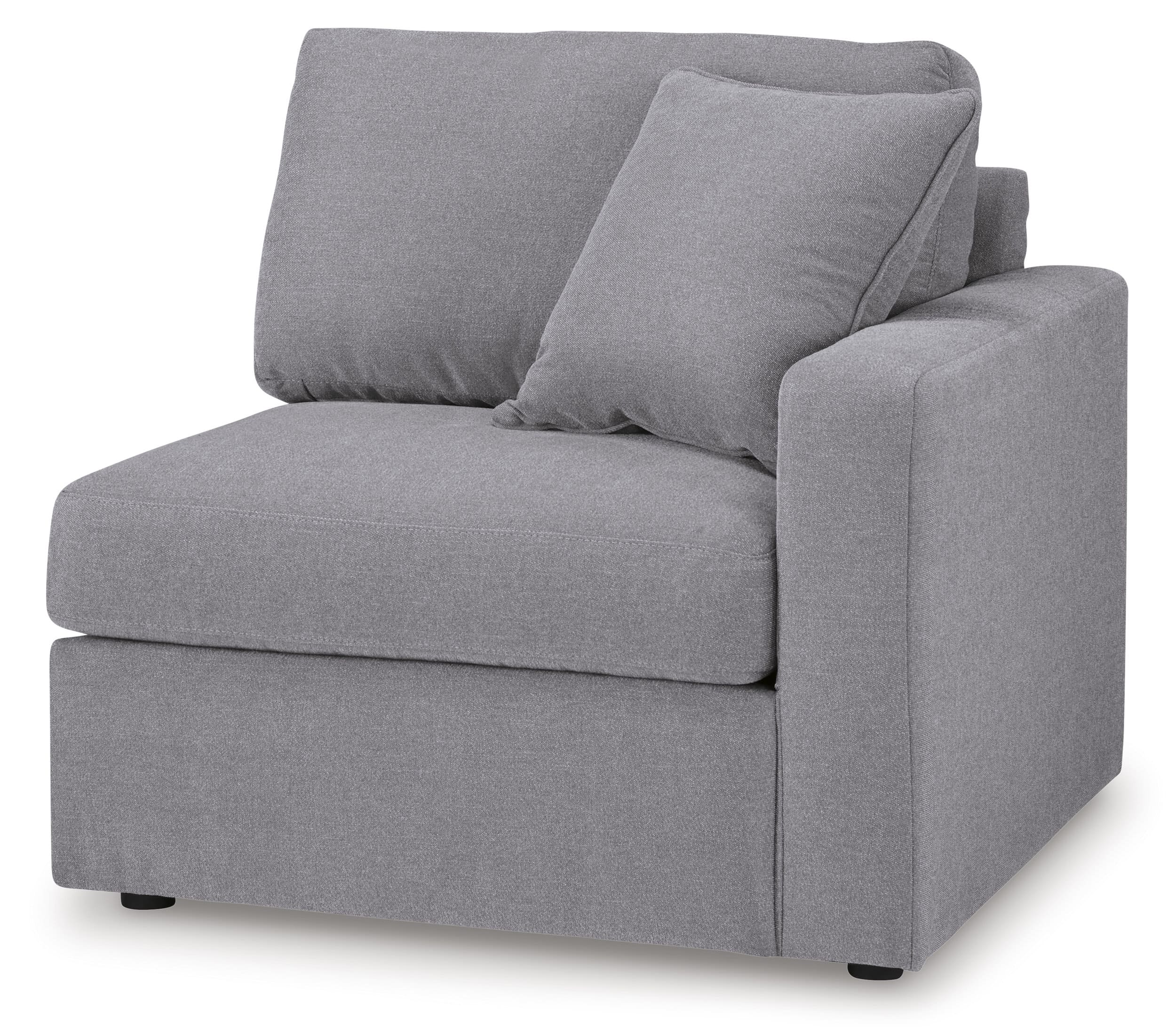 Modmax 6-Piece L-Shaped Polyester Sectional w/Storage Console