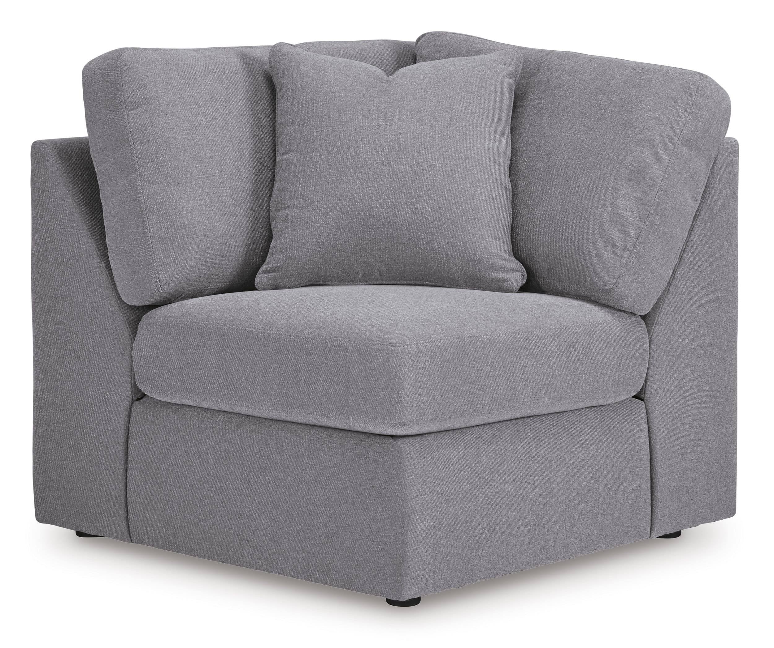 Modmax 6-Piece L-Shaped Polyester Sectional w/Storage Console
