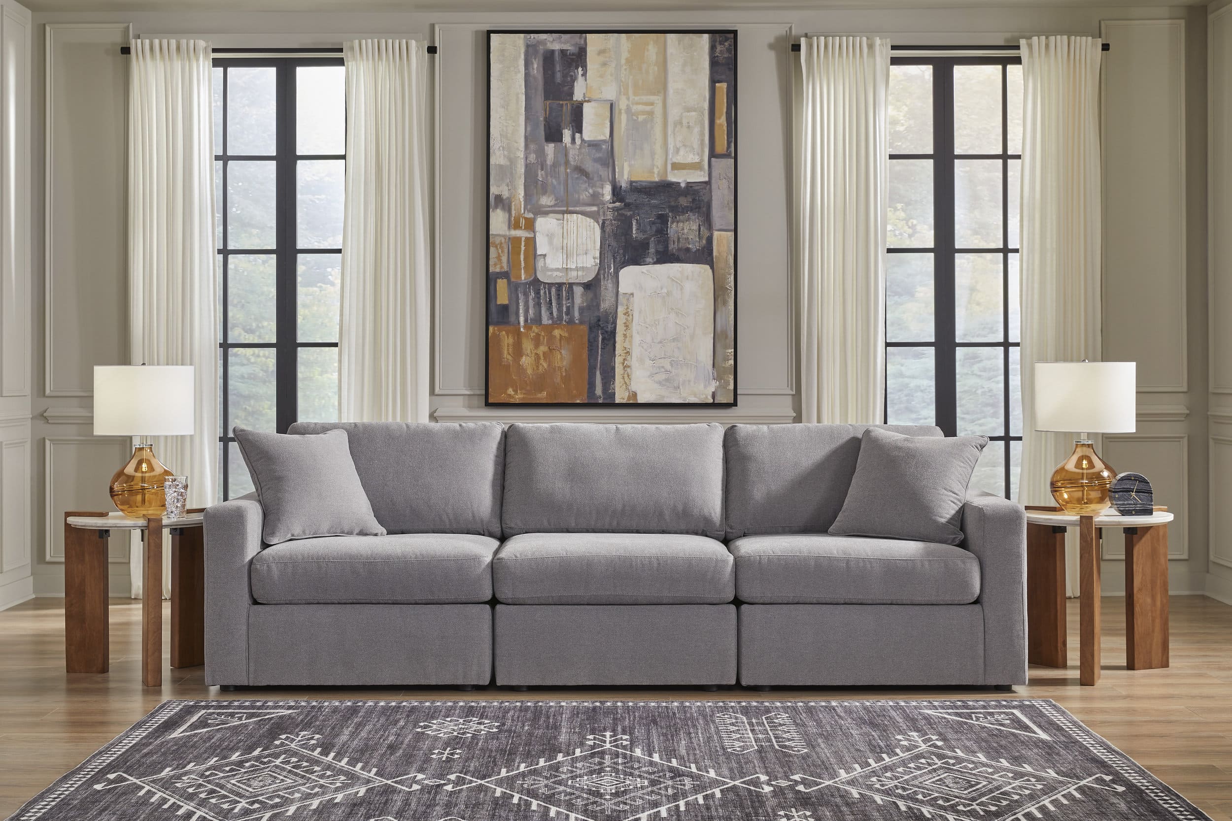 Modmax 3-Piece Polyester Modular Sofa