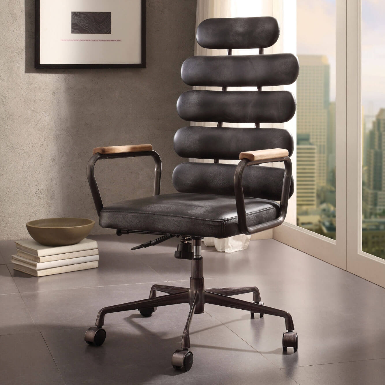 Calan Top Grain Leather Executive Office Chair