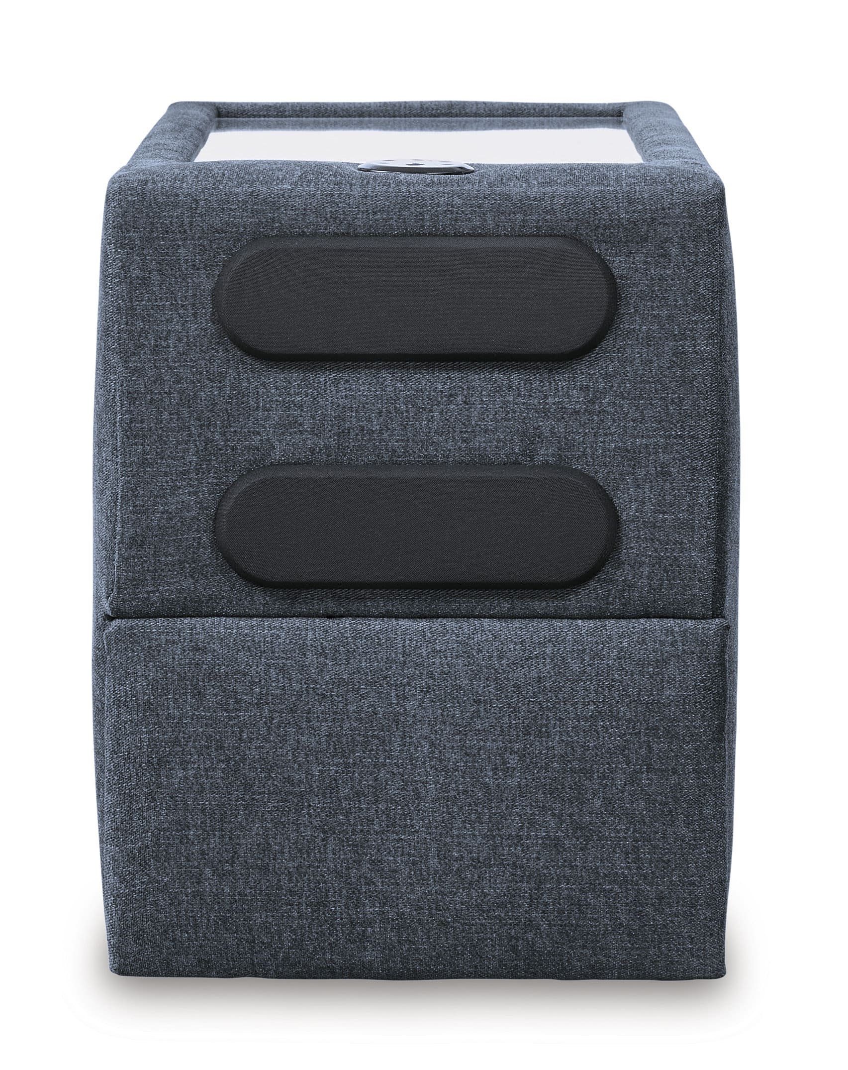 Modmax 7-Piece L-Shaped Polyester Balanced Sectional w/Audio & Storage Consoles