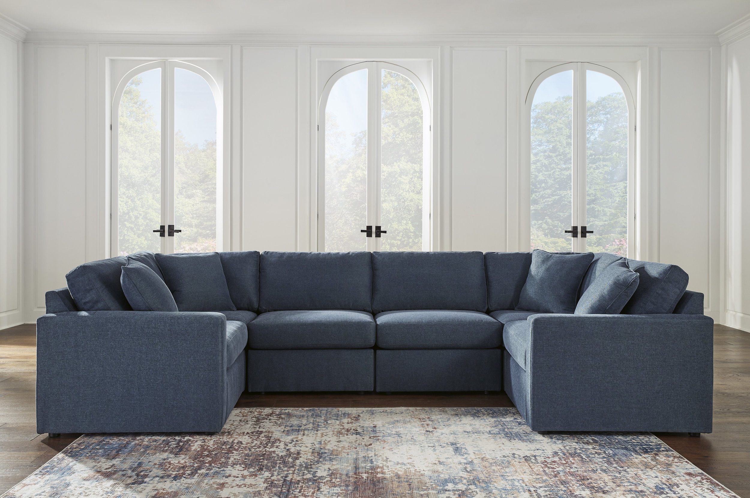 Design by Ashley Living Room Modmax 6-Piece Sectional 