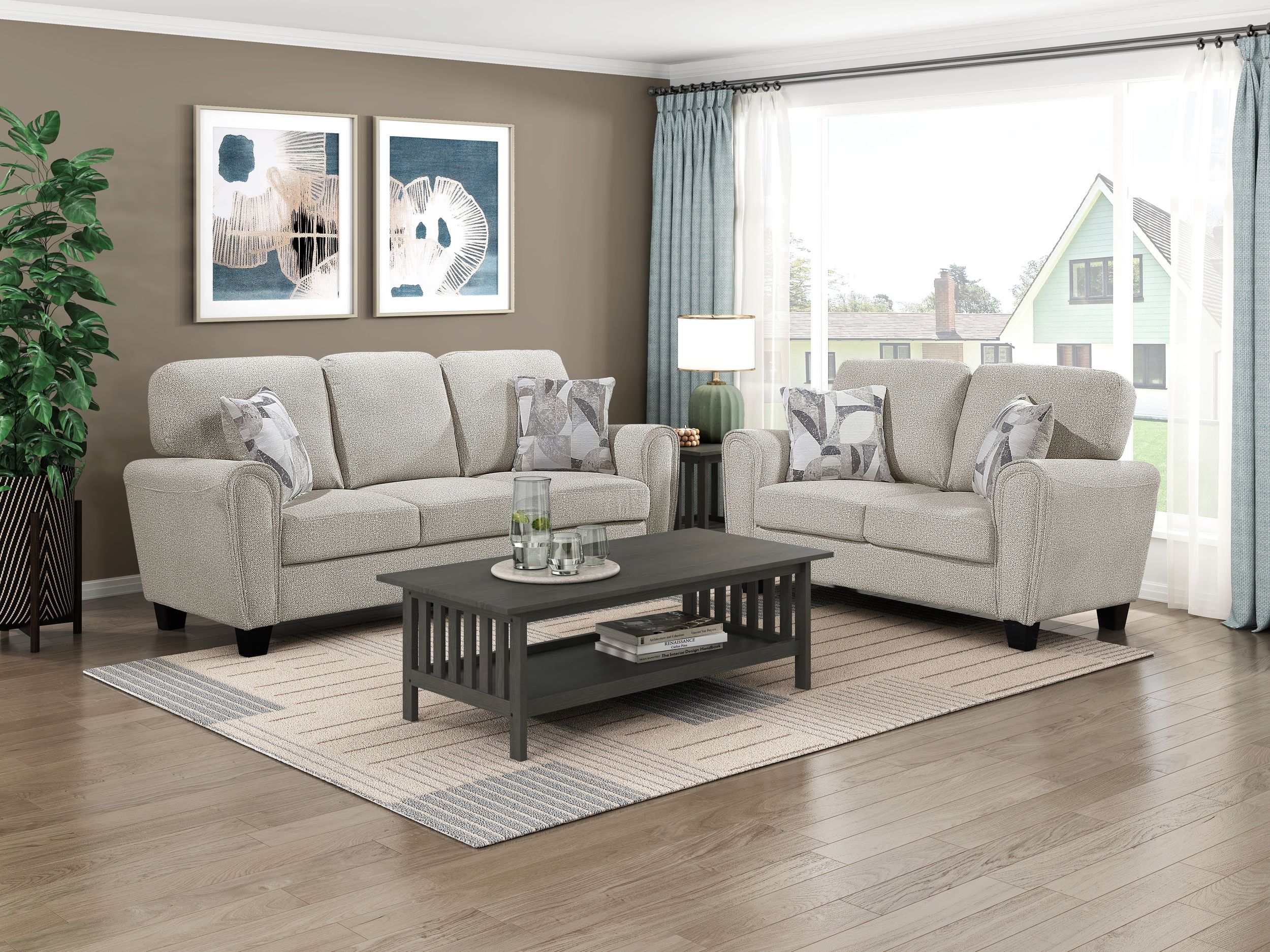Lemond Chenille Living Room Set