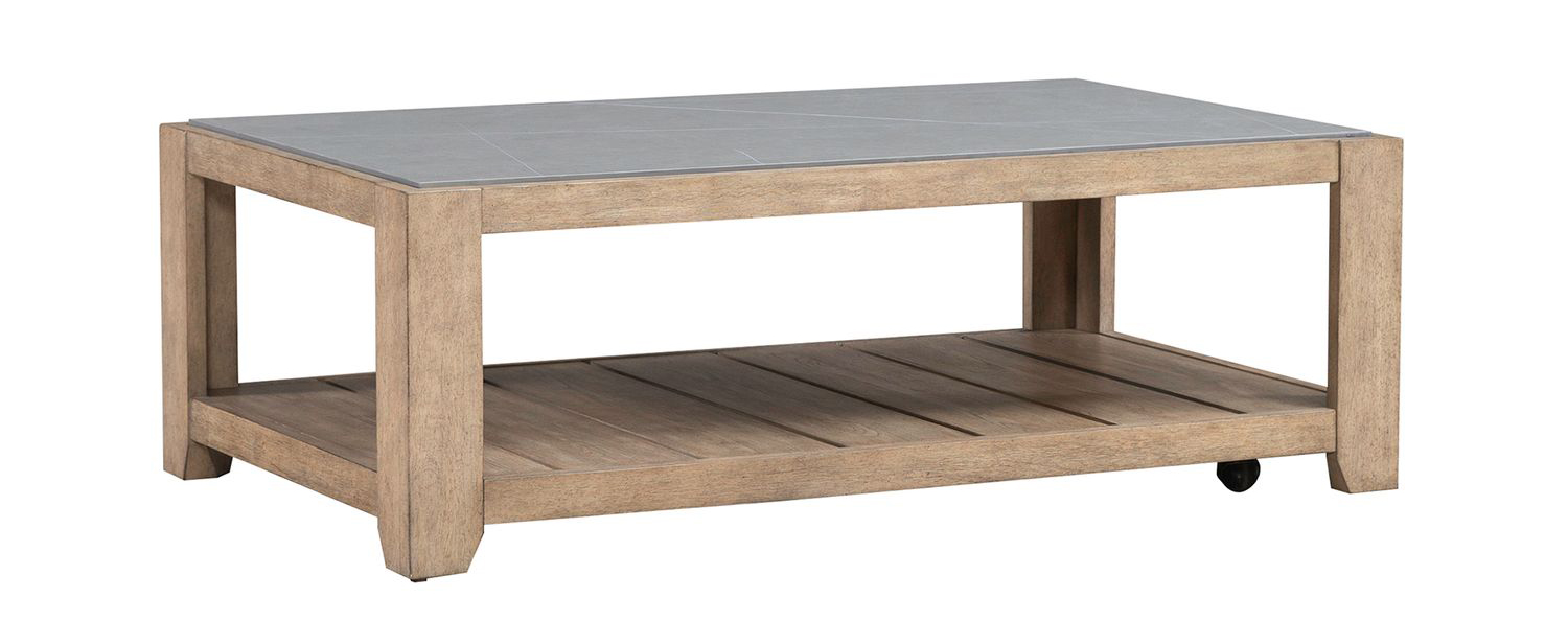 Millstone Wood Cocktail Table Set | 3-Piece | Rustic Pine