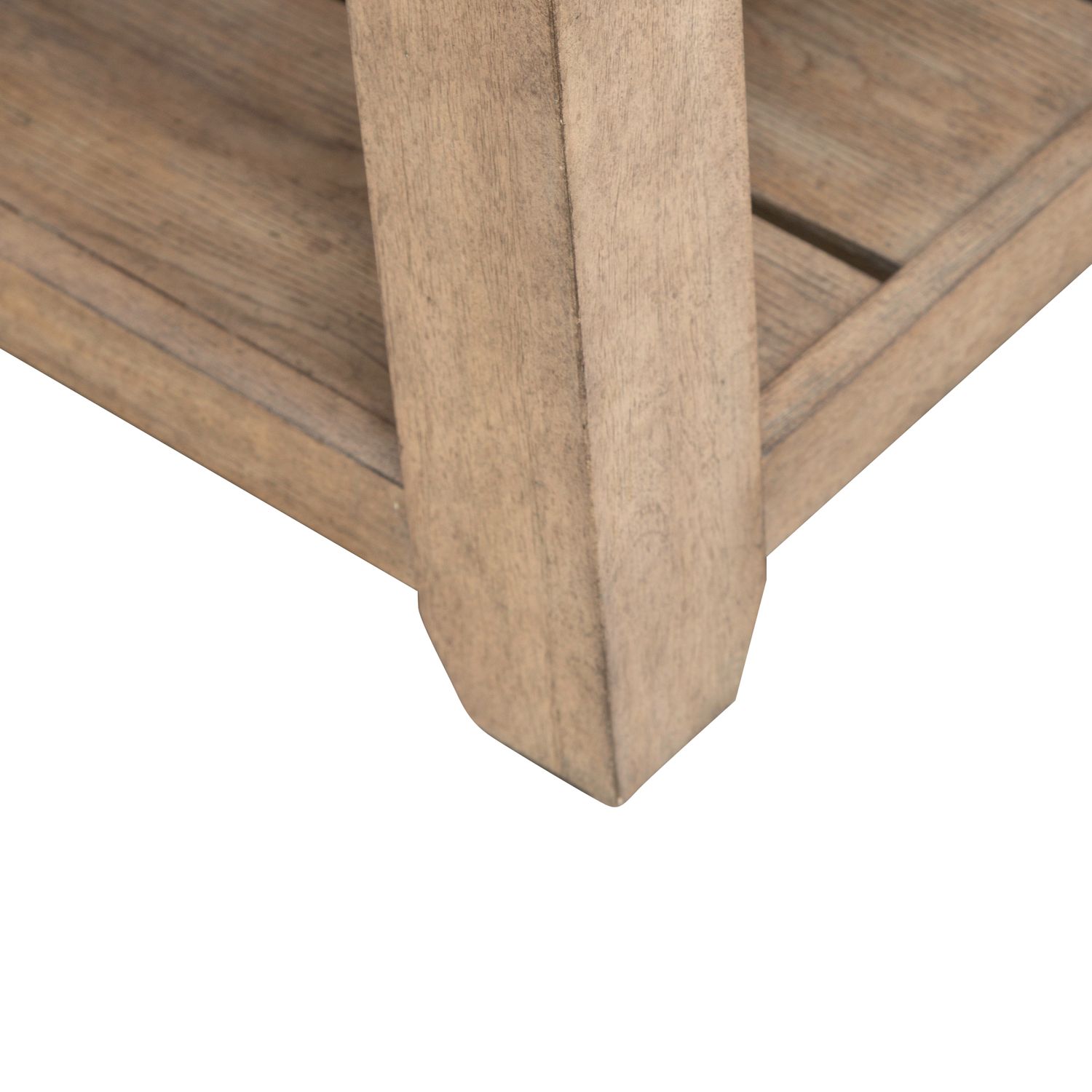 Millstone Rectangular Wood Cocktail Table w/Casters