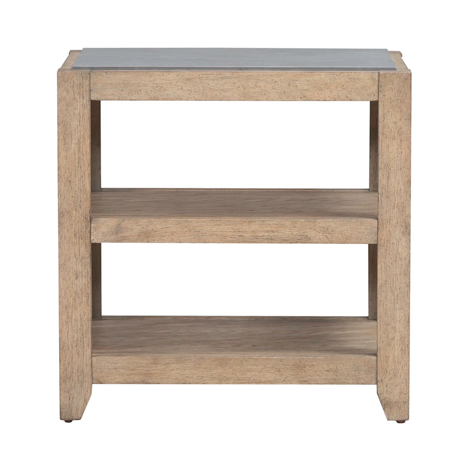 Millstone Rectangular Wood Chairside Table