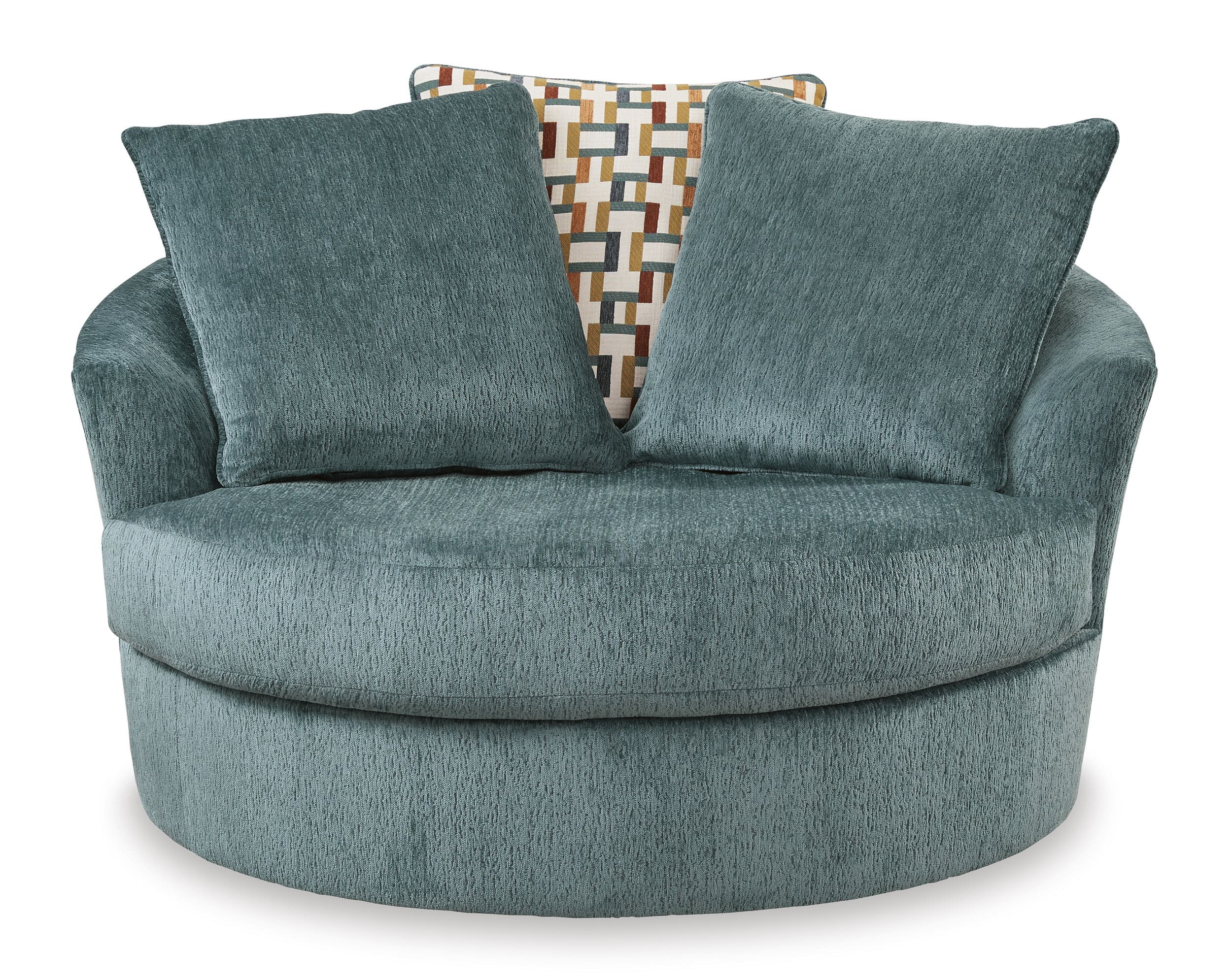 Laylabrook Polyester Oversized Swivel Accent Chair
