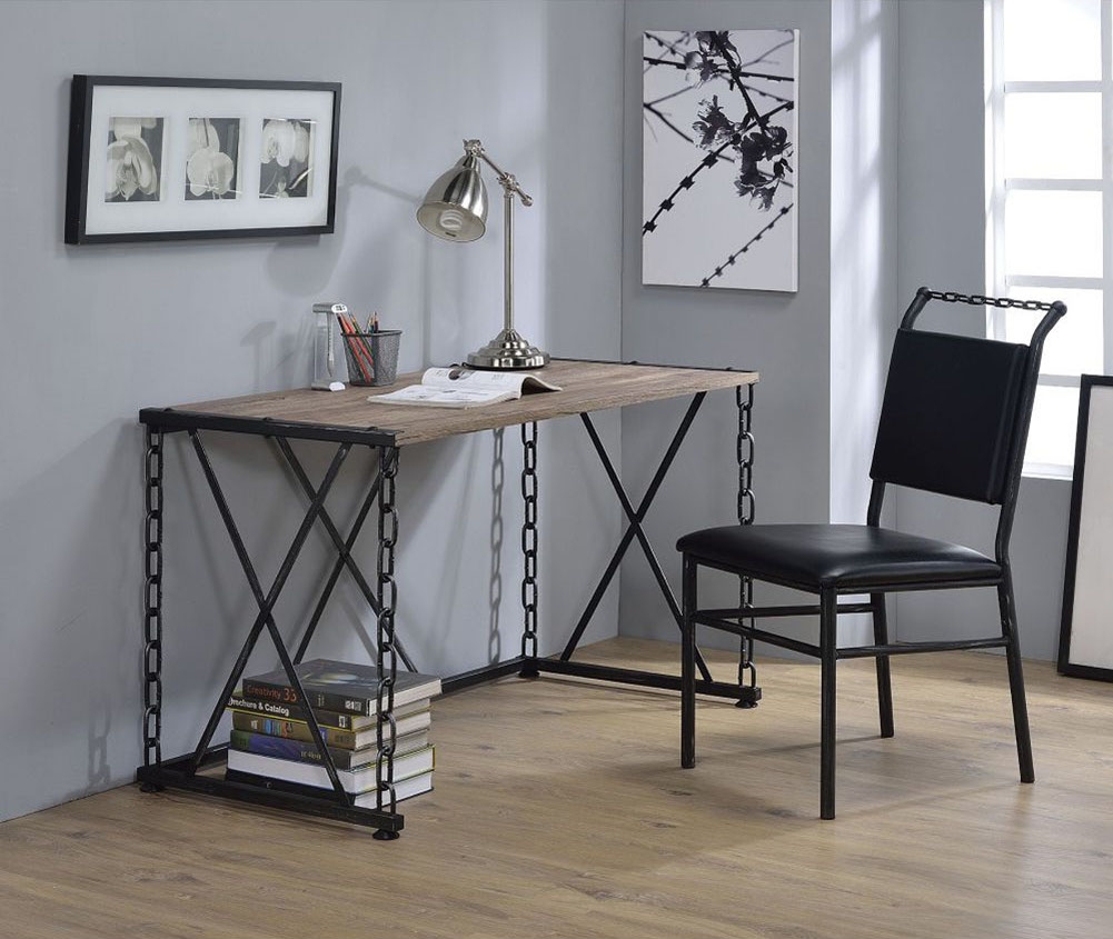 Jodie Wood/Metal Office Desk