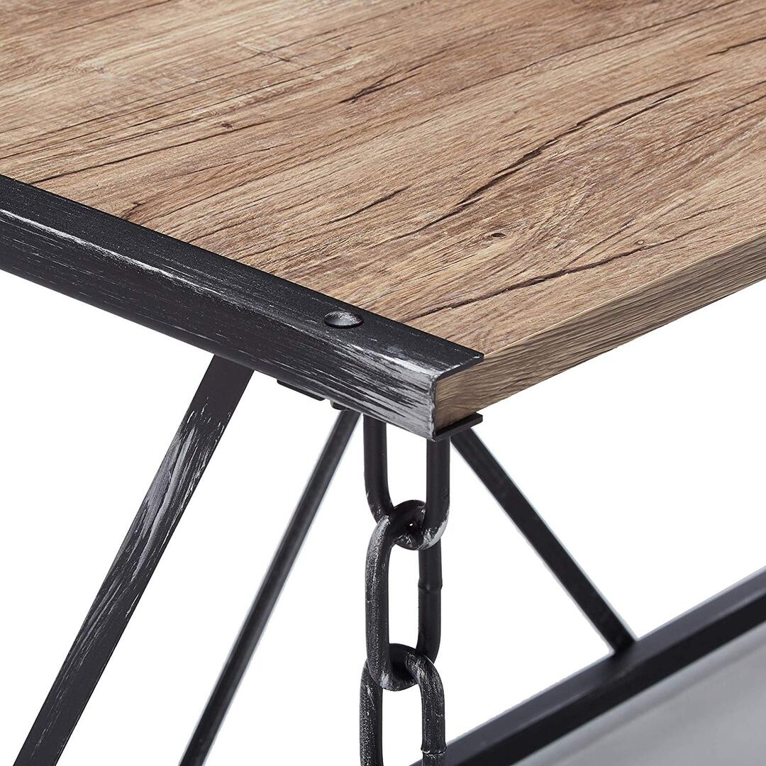 Jodie Wood/Metal Office Desk