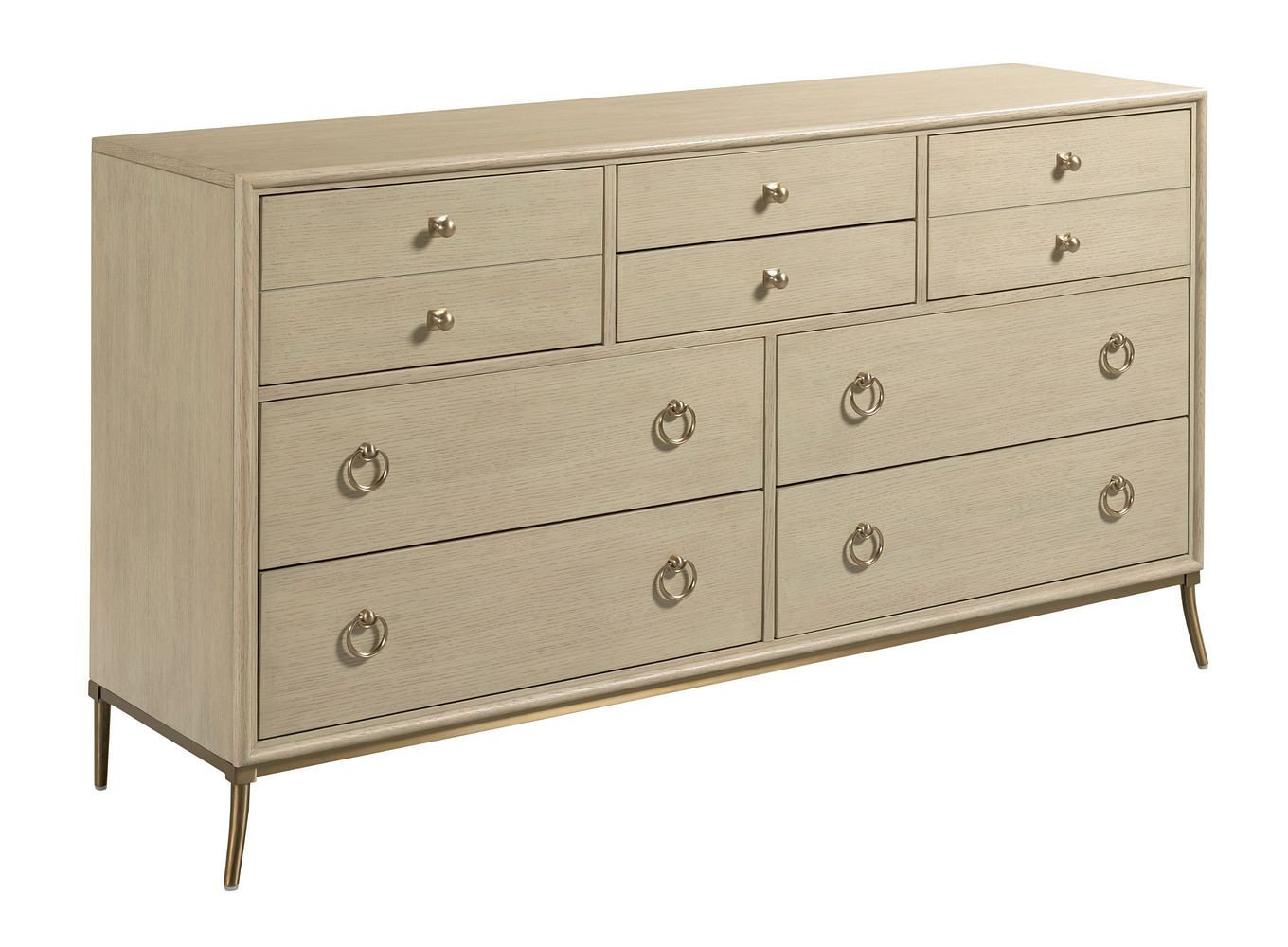 Lenox Royce Wood/Metal Panel Bedroom Set