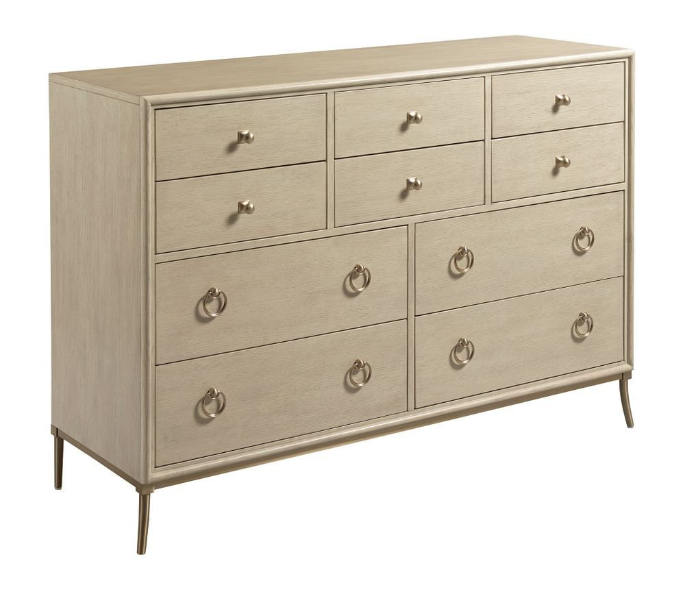 Lenox Royce Wood/Metal Panel Bedroom Set