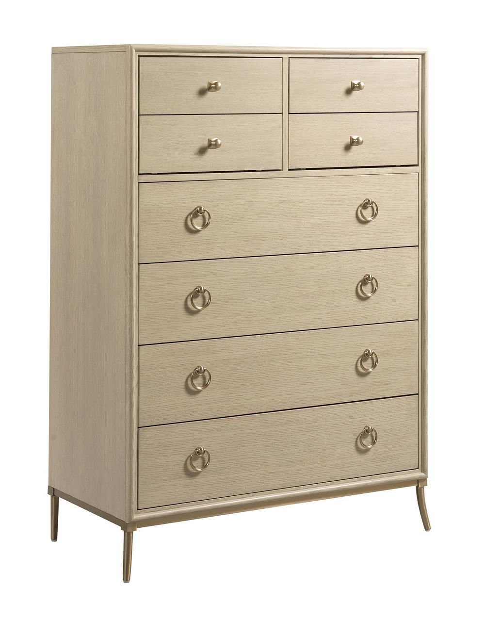 Lenox Siena Fabric/Wood/Metal Platform Bedroom Set