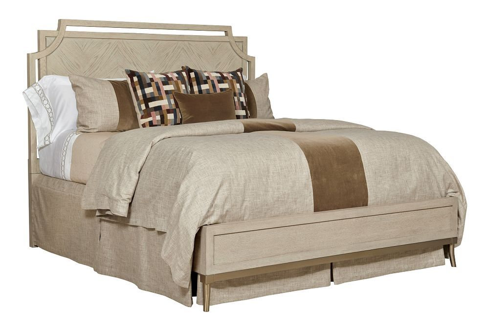 Lenox Royce Wood/Metal Panel Bed