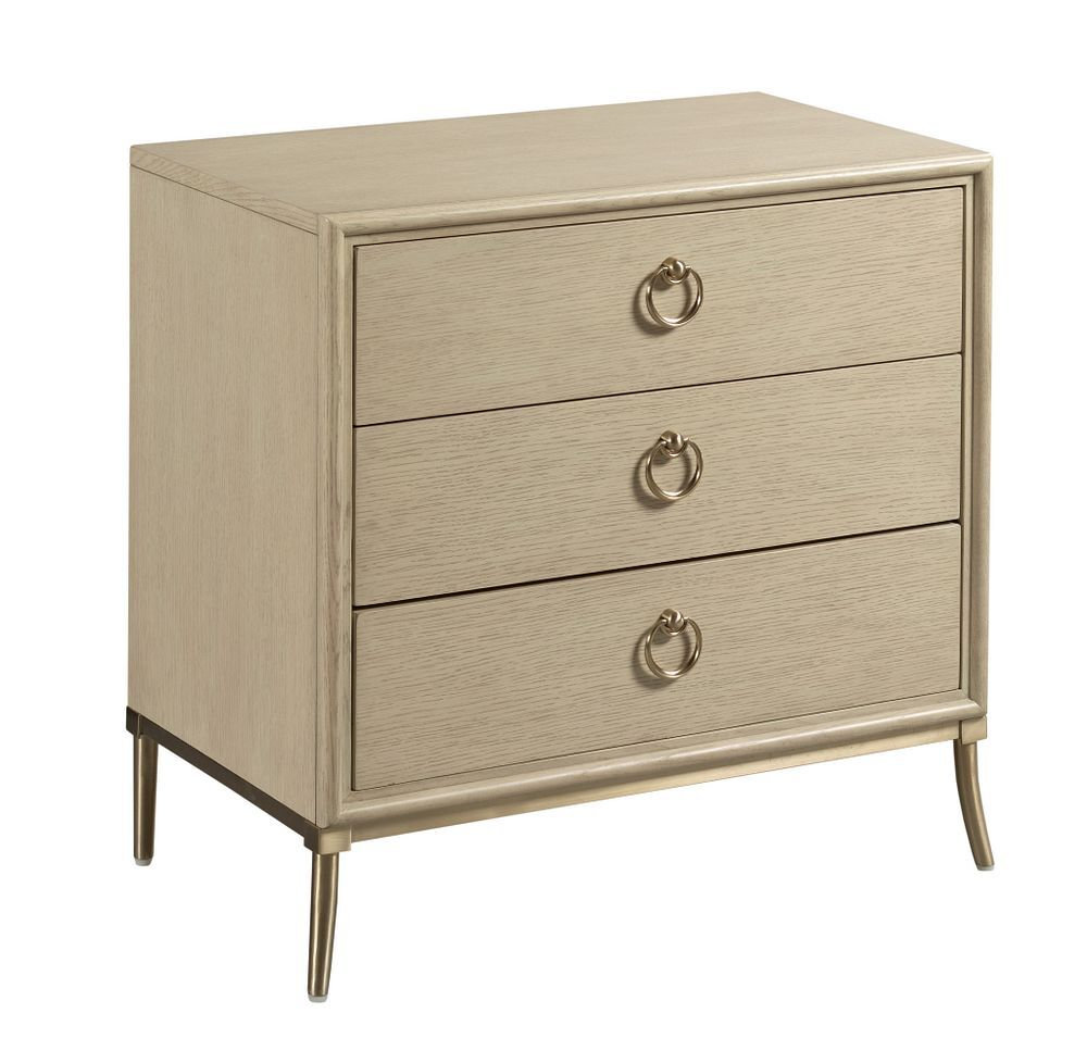 Lenox Siena Fabric/Wood/Metal Platform Bedroom Set