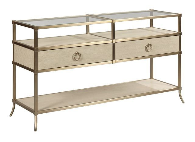 Lenox Westgate Wood/Metal Coffee Table Set