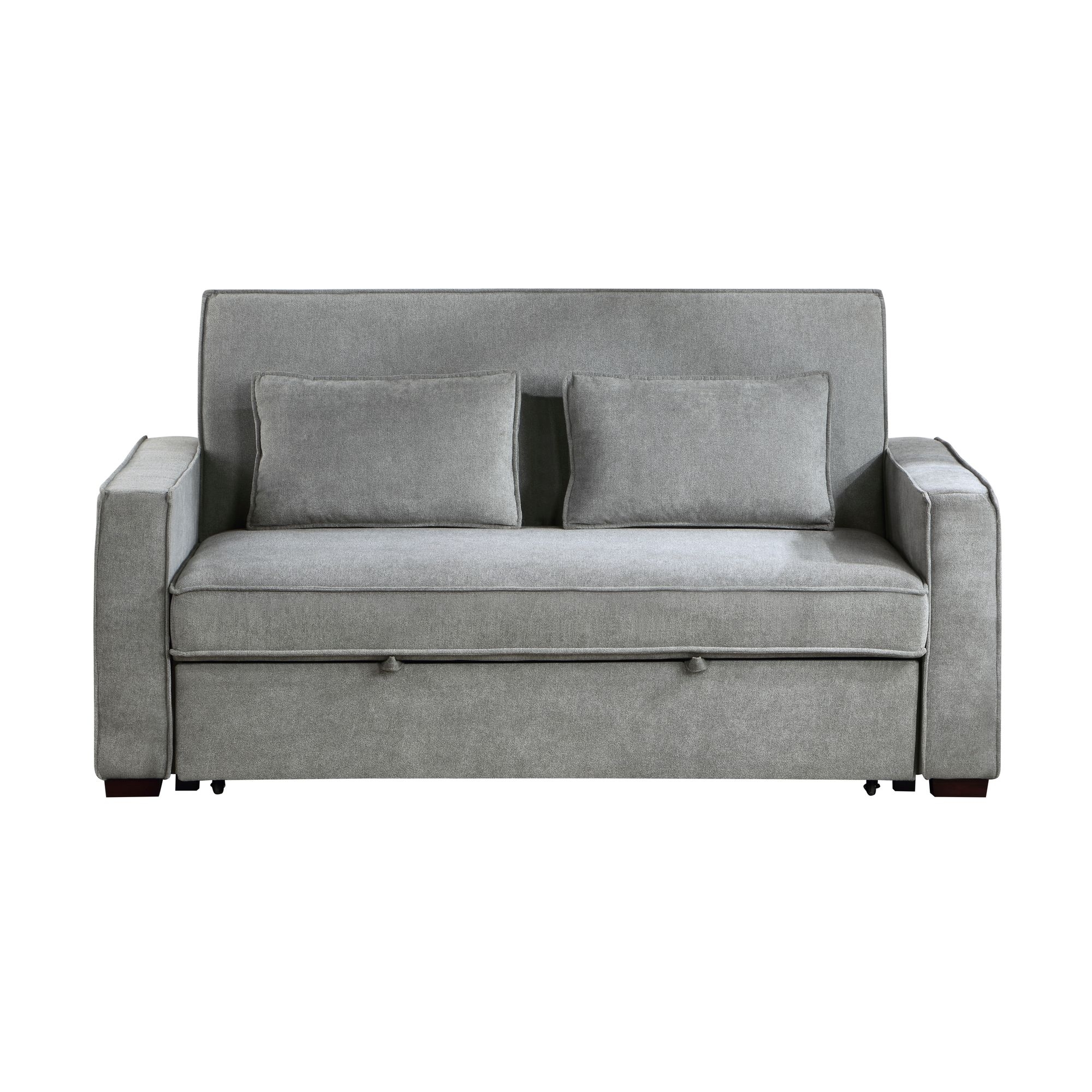 Alta Convertible Fabric Studio Sofa with Pull-out Bed