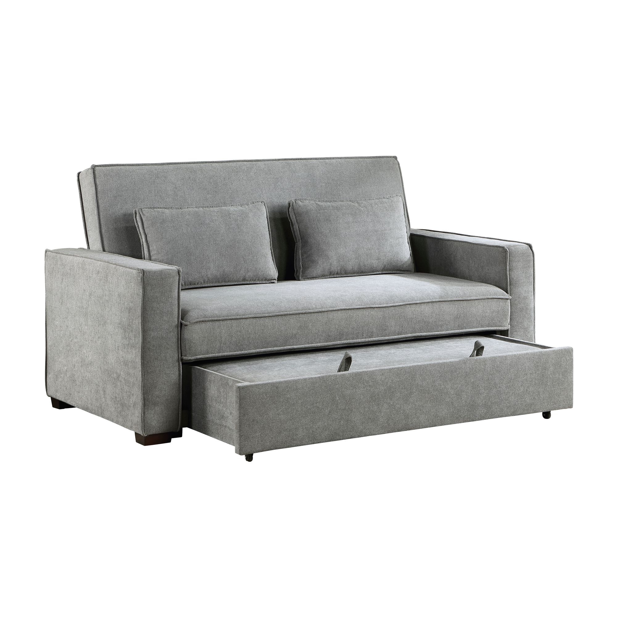 Alta Convertible Fabric Studio Sofa with Pull-out Bed