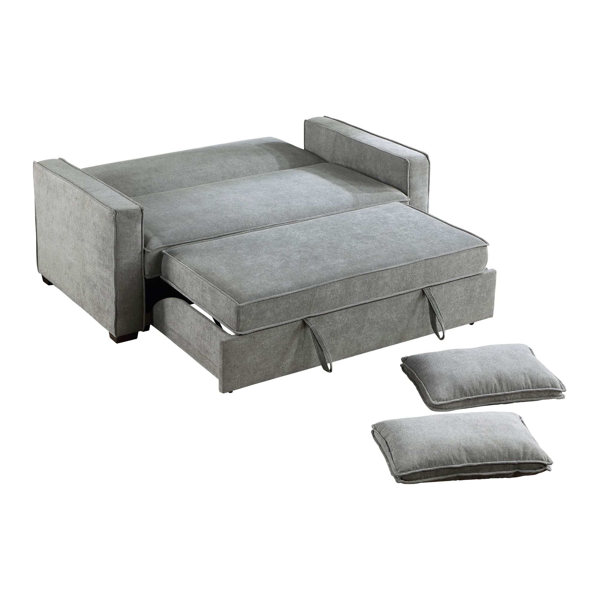 Alta Convertible Fabric Studio Sofa with Pull-out Bed