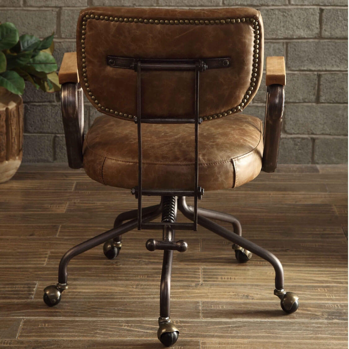 Hallie Top Grain Leather Executive Office Chair