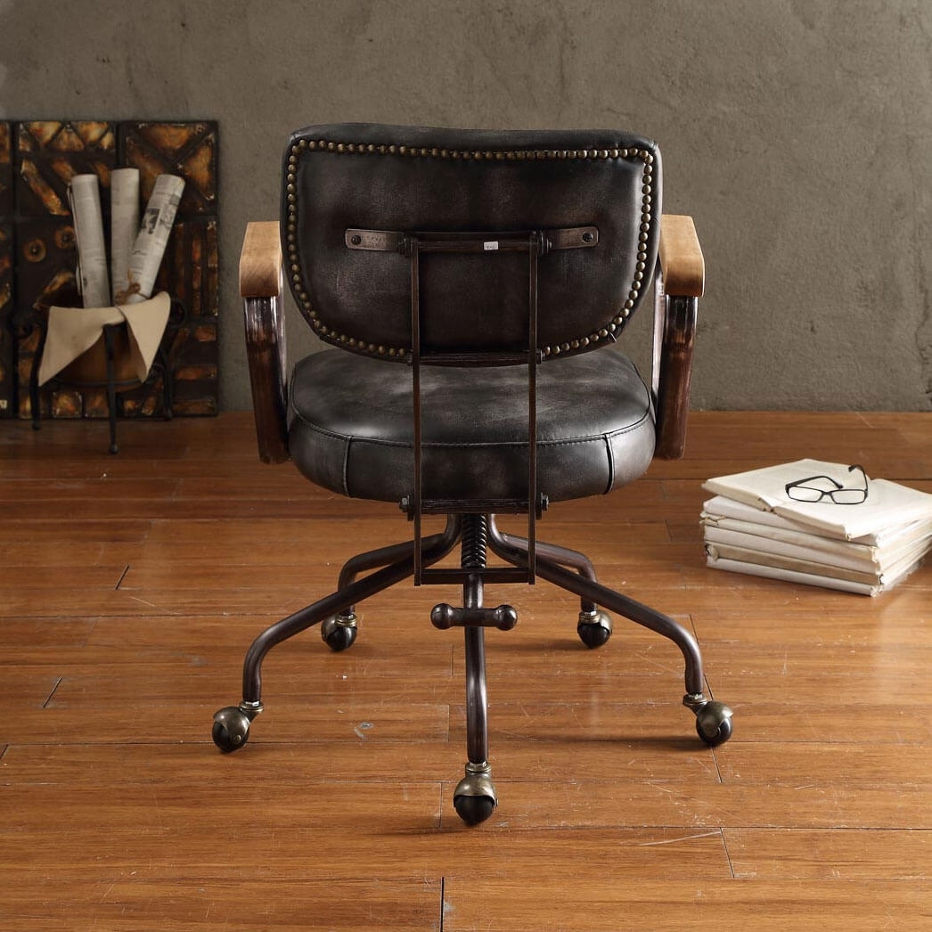 Hallie Top Grain Leather Executive Office Chair