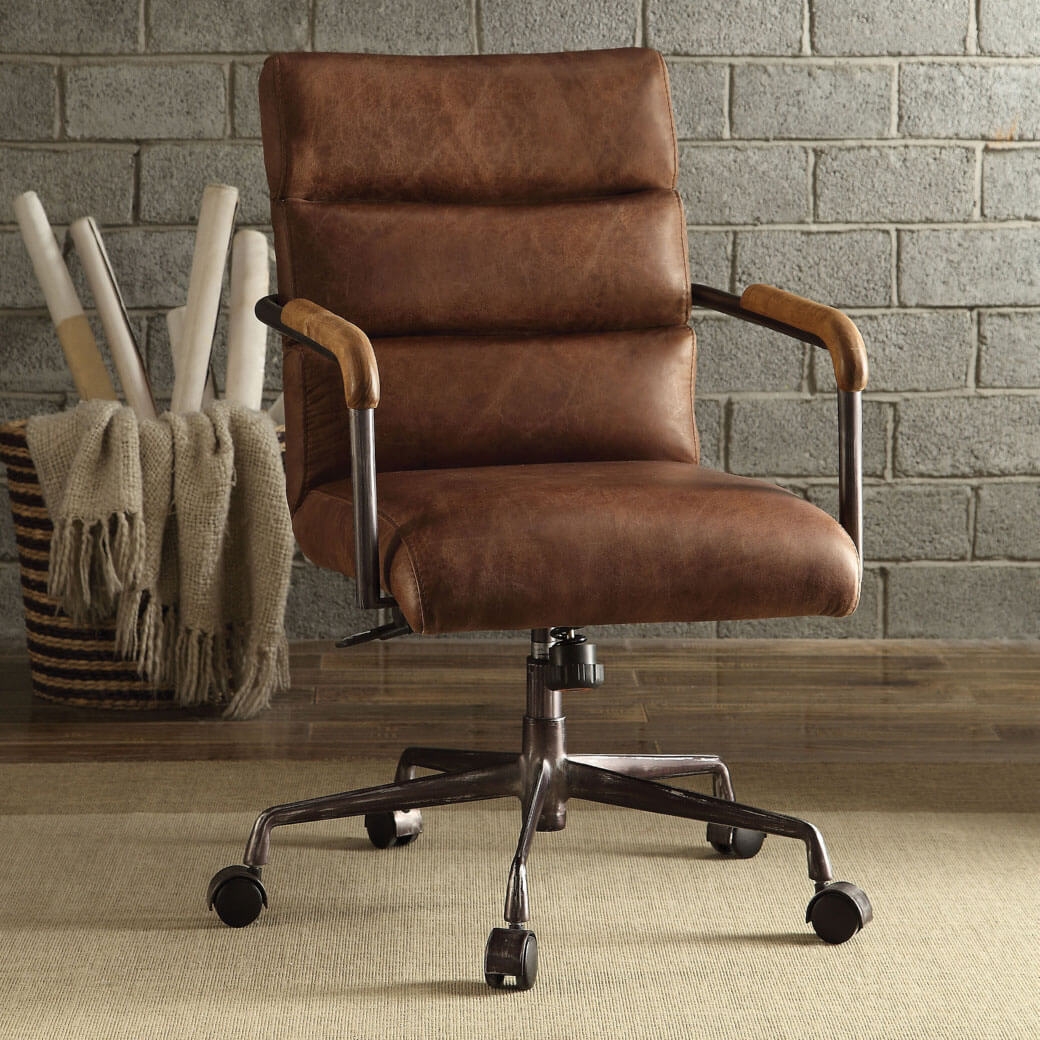 Harith Top Grain Leather Executive Office Chair