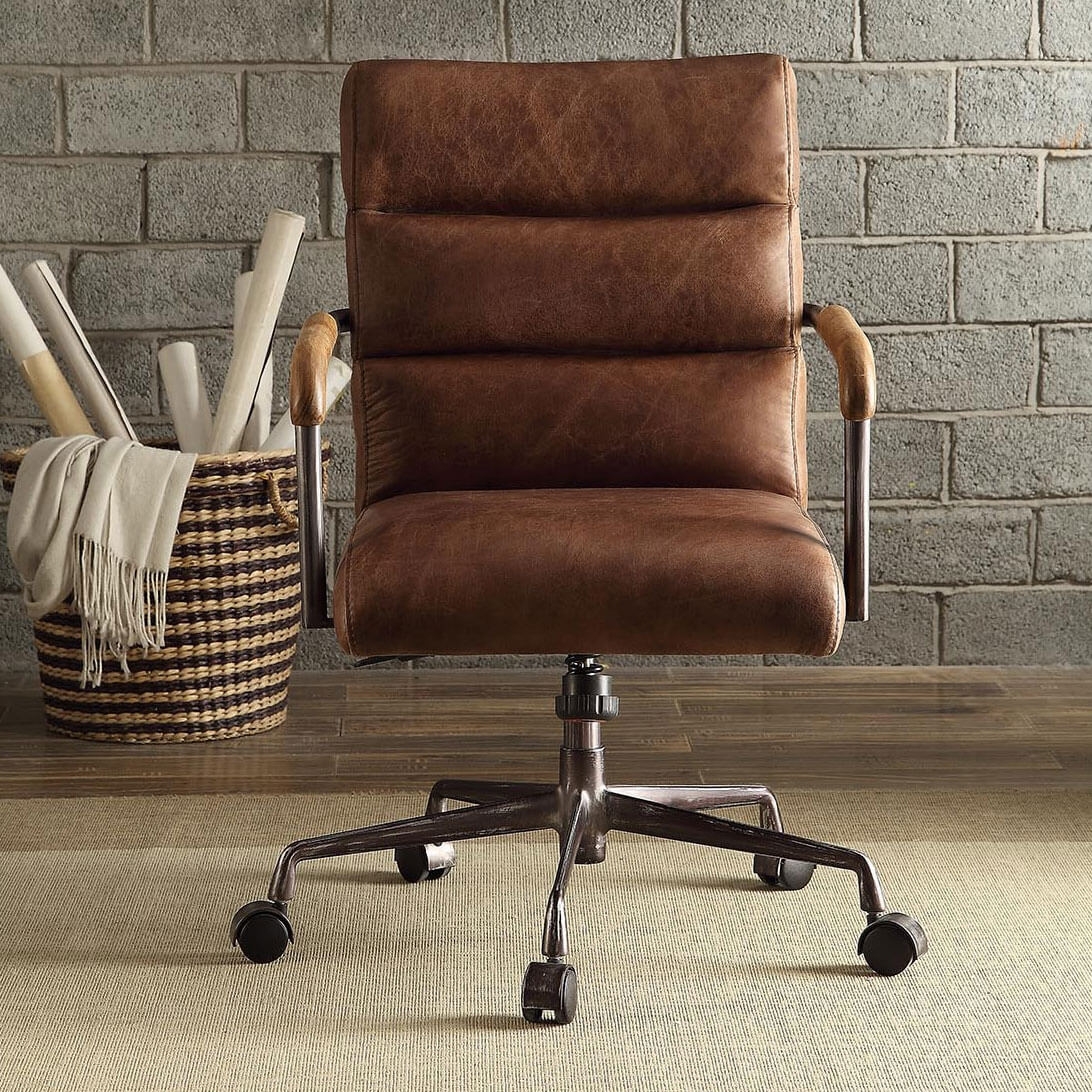 Harith Top Grain Leather Executive Office Chair