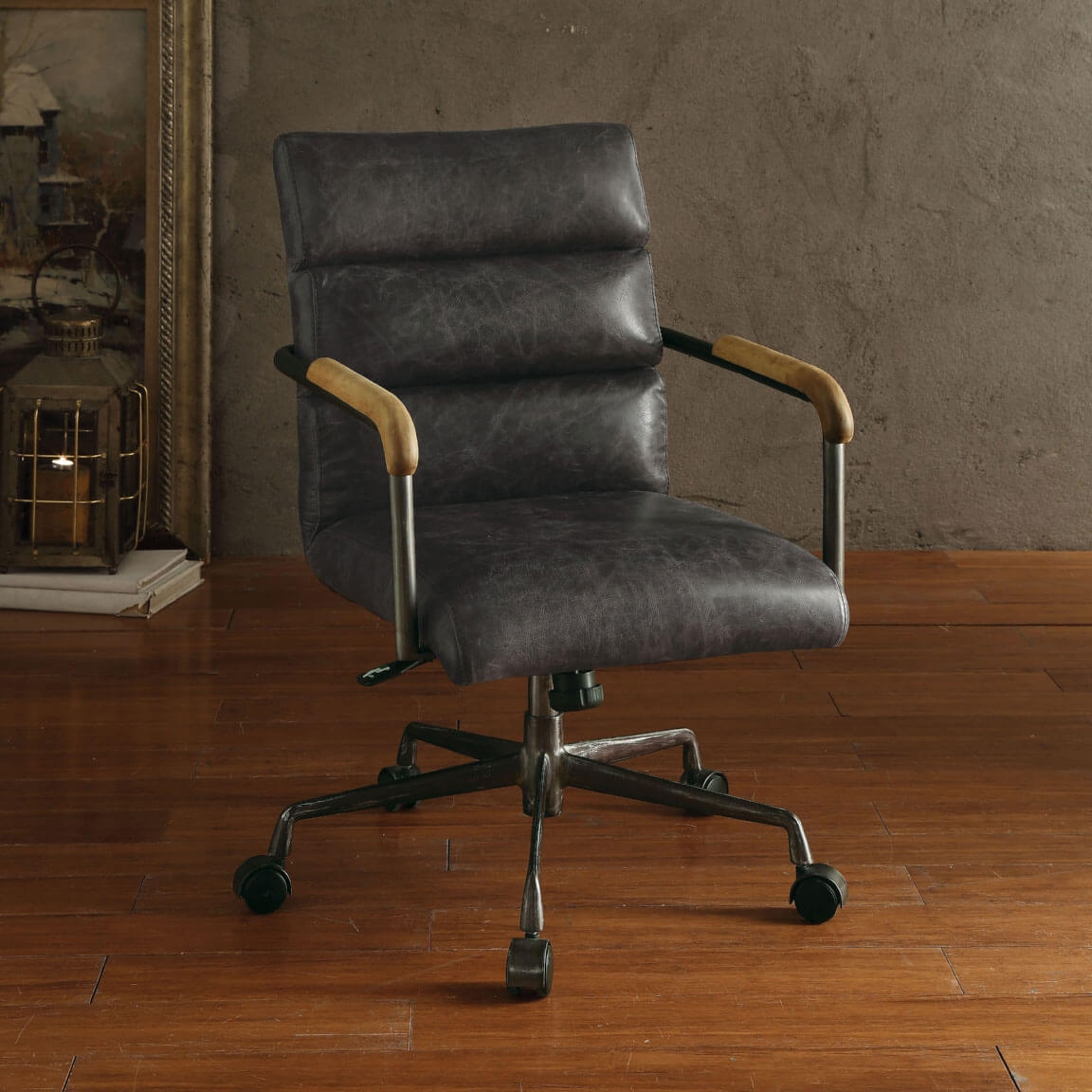 Harith Top Grain Leather Executive Office Chair