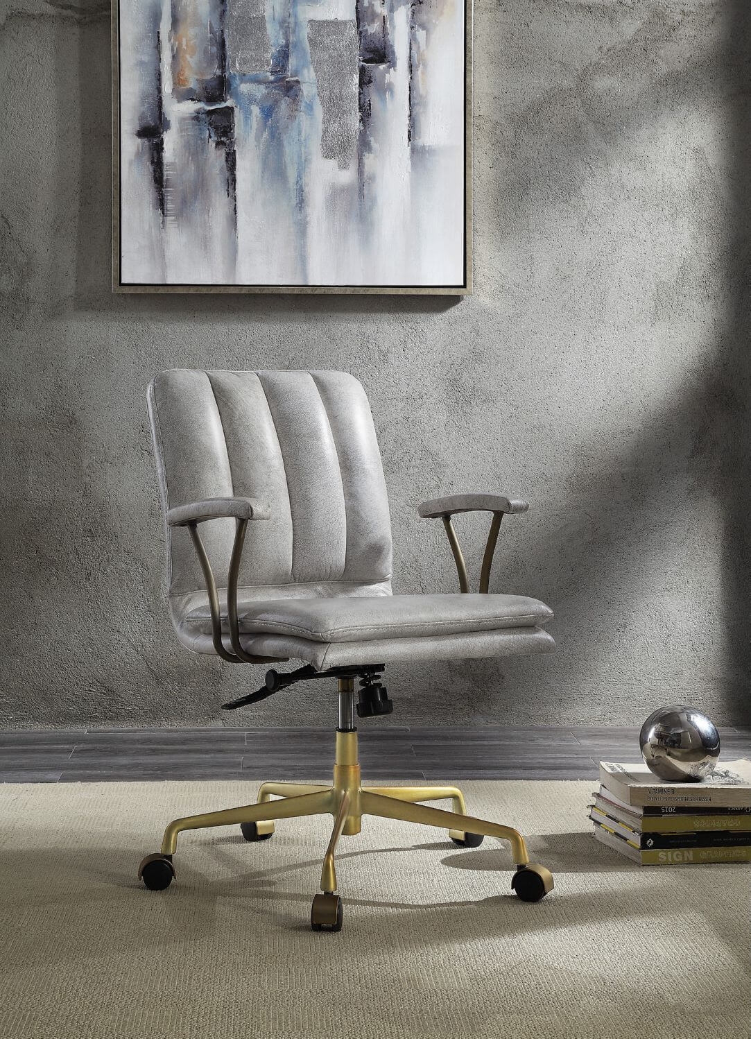 Damir Top Grain Leather Executive Office Chair