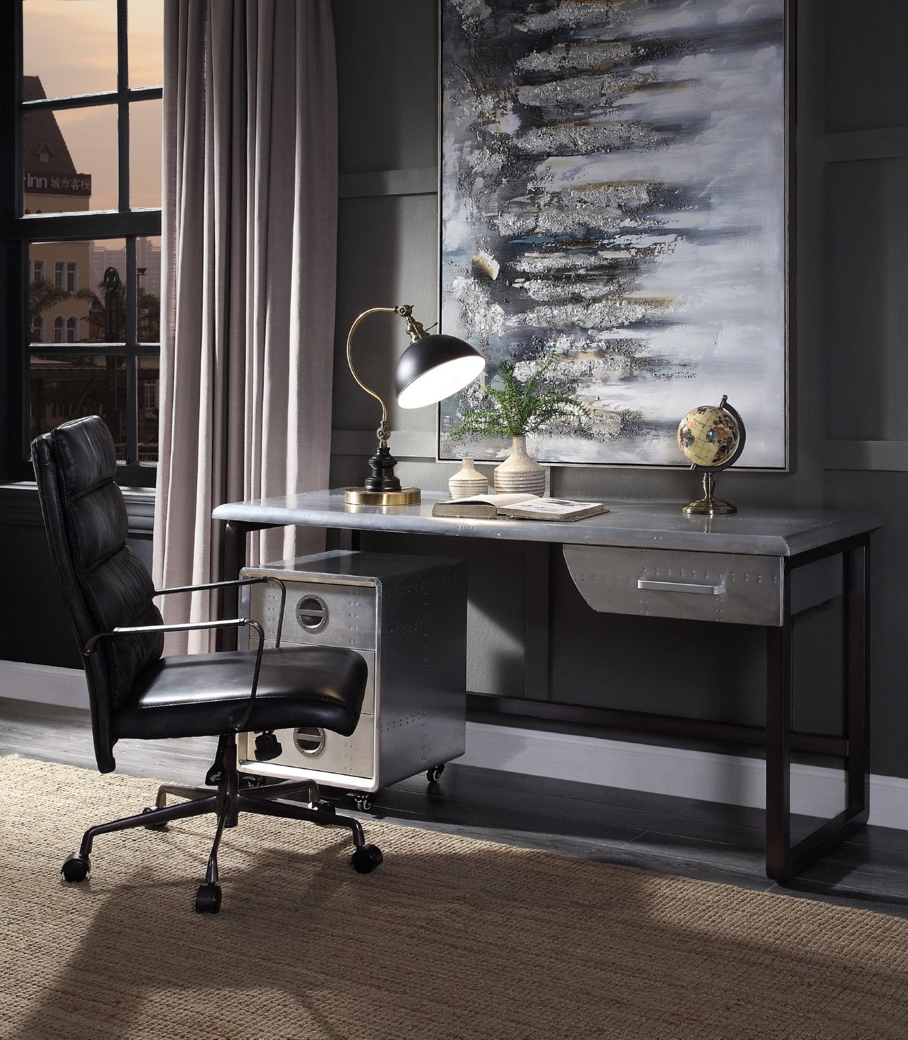 Brancaster 92428 Aluminum Desk