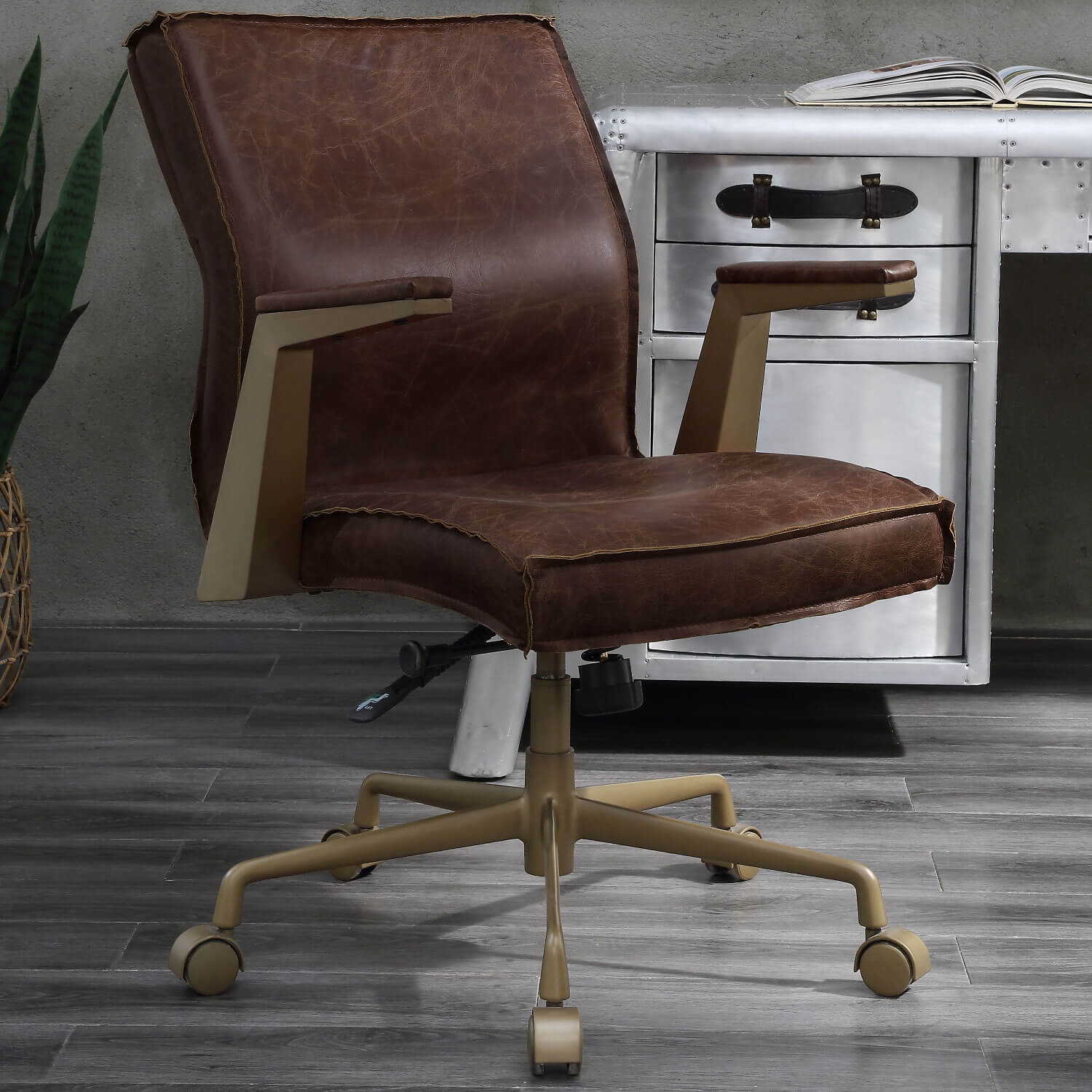 Attica Top Grain Leather Executive Office Chair