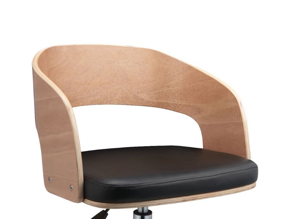Yoshiko Wood/Leatherette Office Chair
