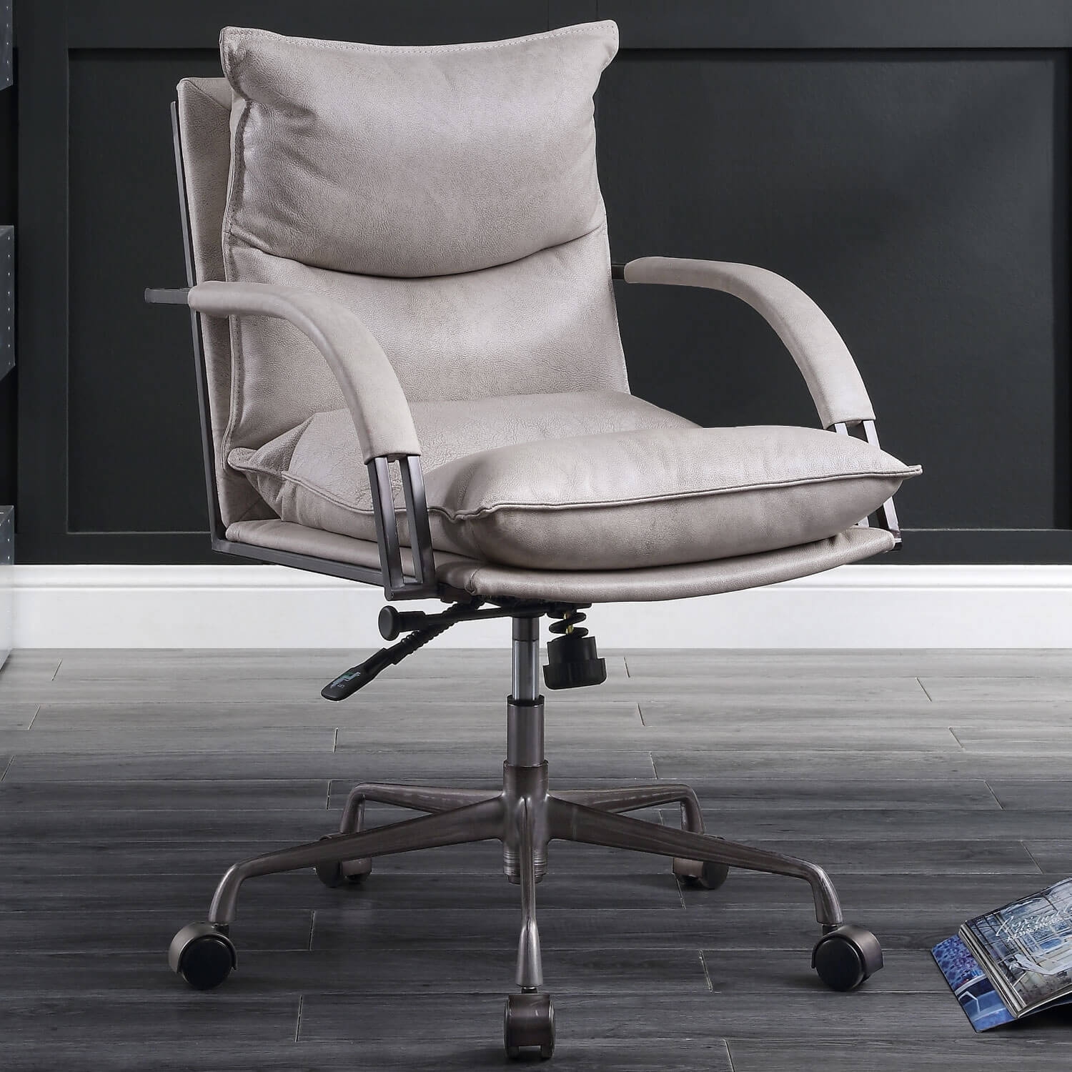 Haggar Top Grain Leather Executive Office Chair