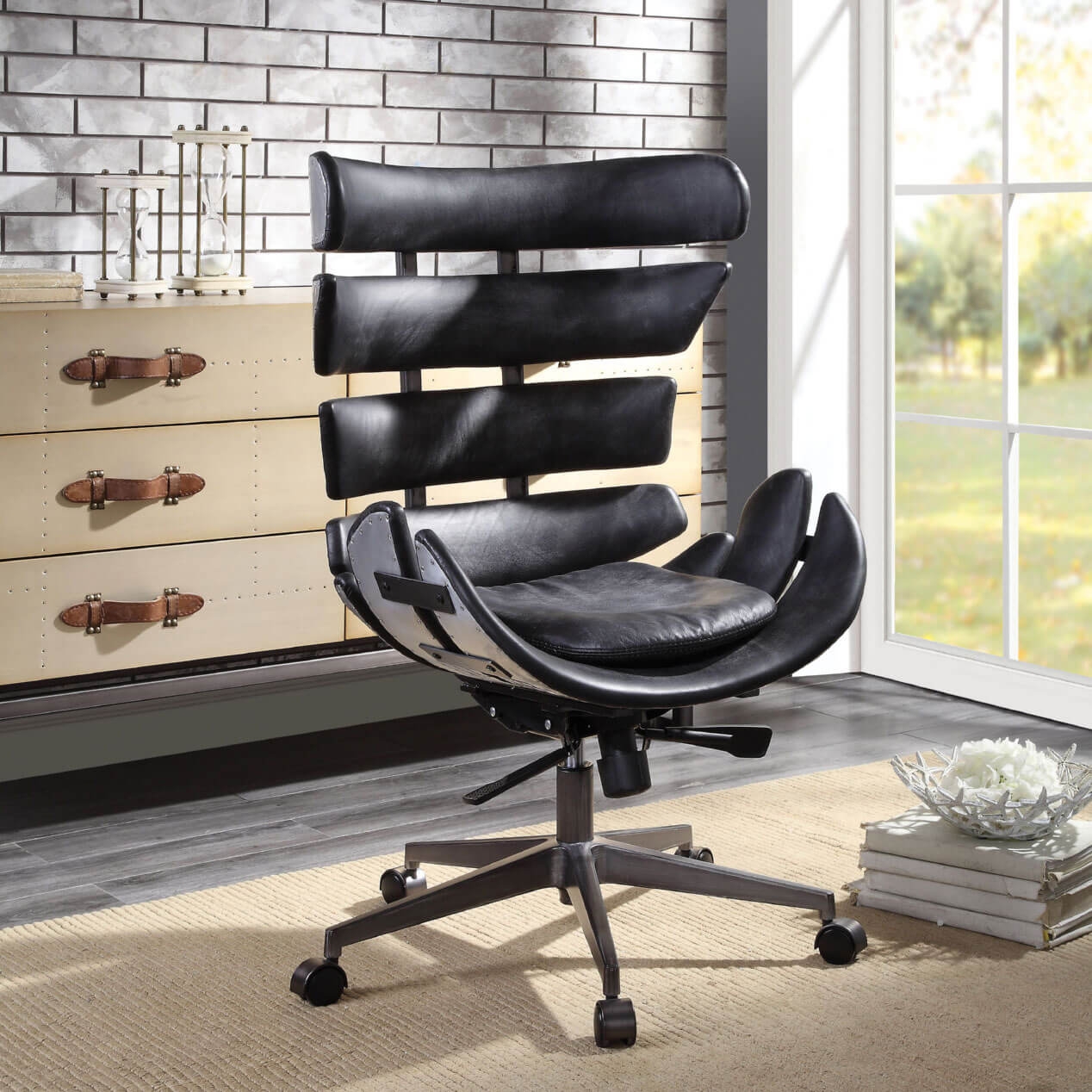 Megan Top Grain Leather Executive Office Chair
