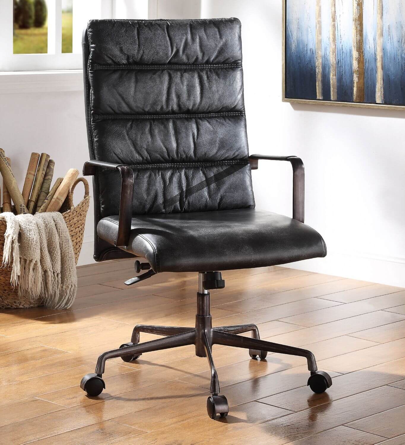 Jairo Top Grain Leather Executive Office Chair