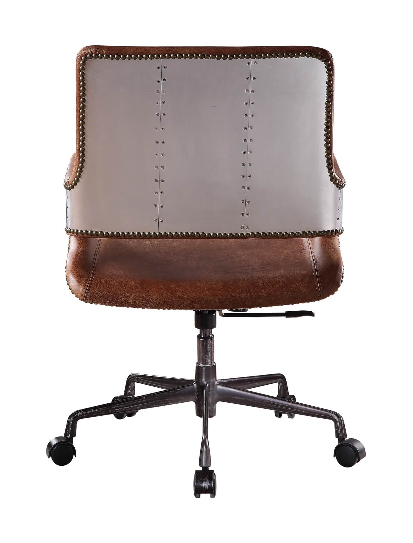 Kamau Top Grain Leather/Aluminum Executive Office Chair