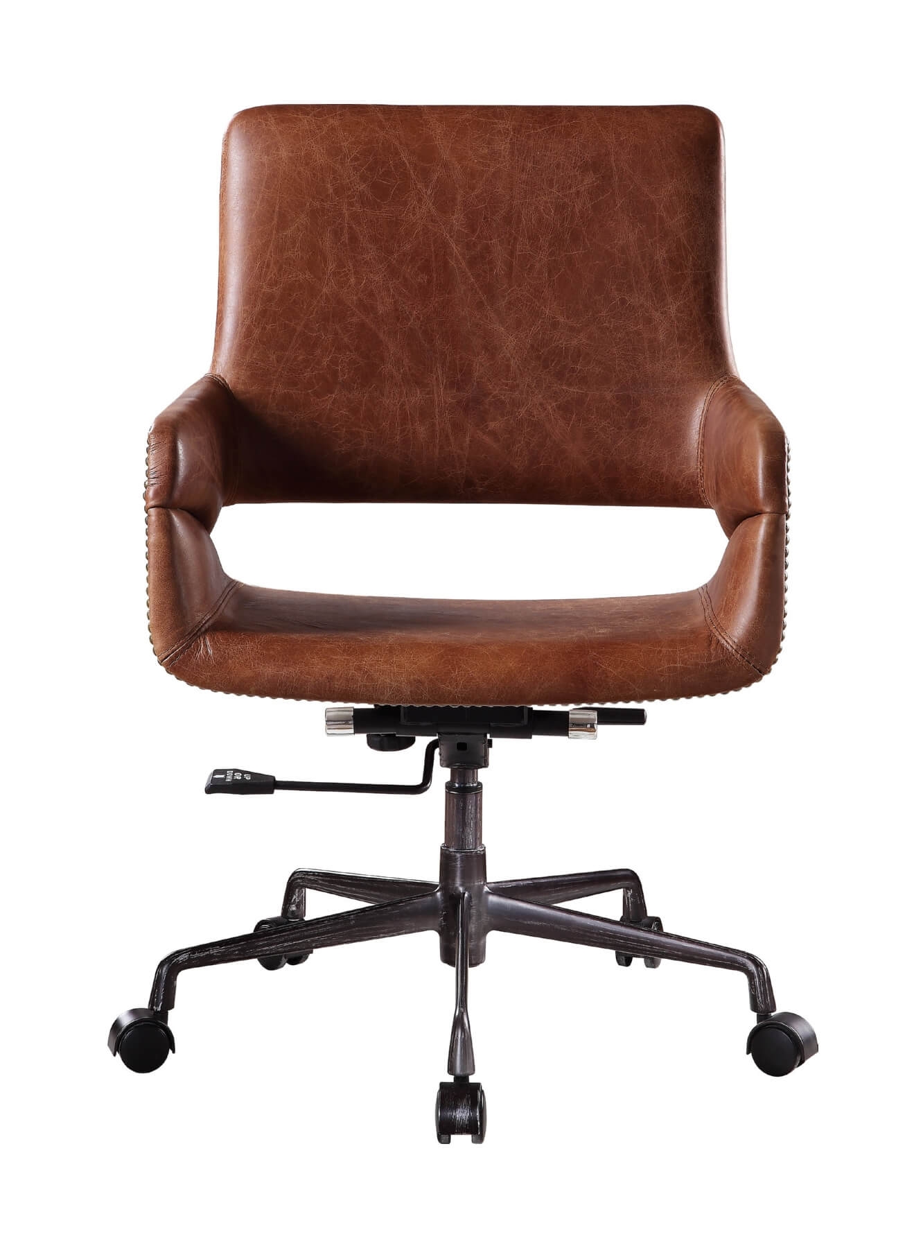 Kamau Top Grain Leather/Aluminum Executive Office Chair