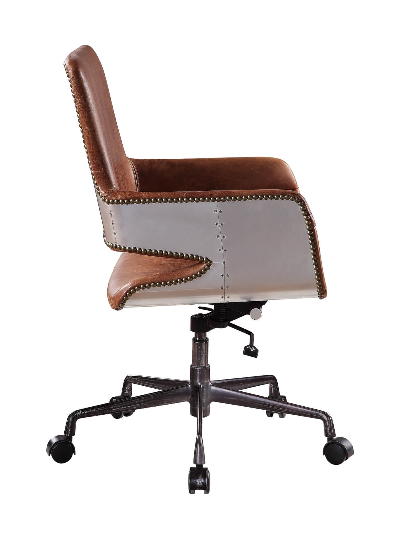 Kamau Top Grain Leather/Aluminum Executive Office Chair