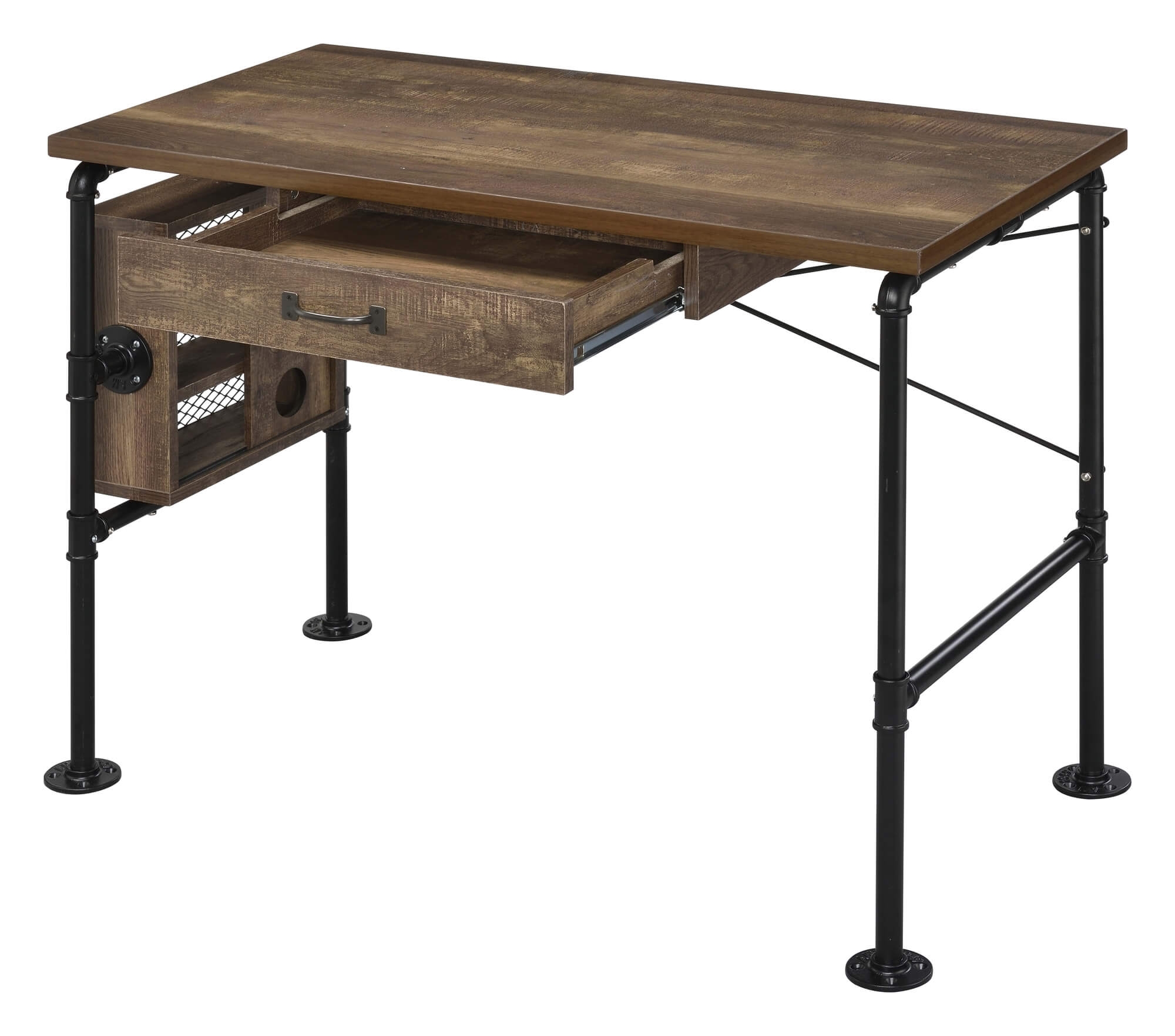 Endang Wood/Metal Writing Desk
