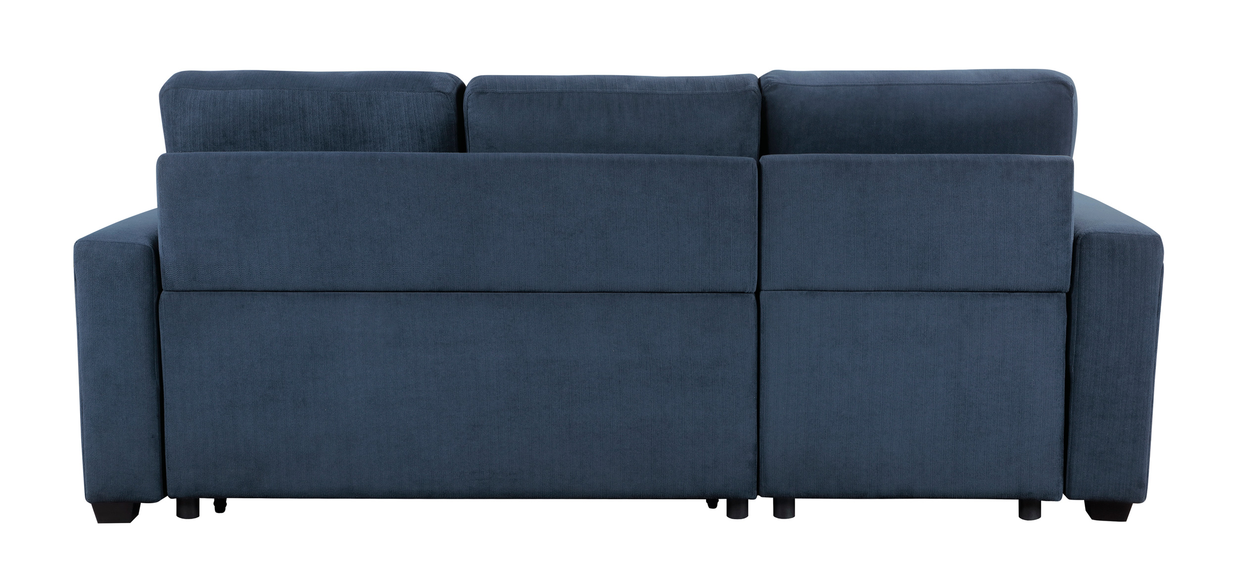 Barbara Polyester Reversible Sectional Sofa Chaise with Hidden Storage & Pull‑out Bed
