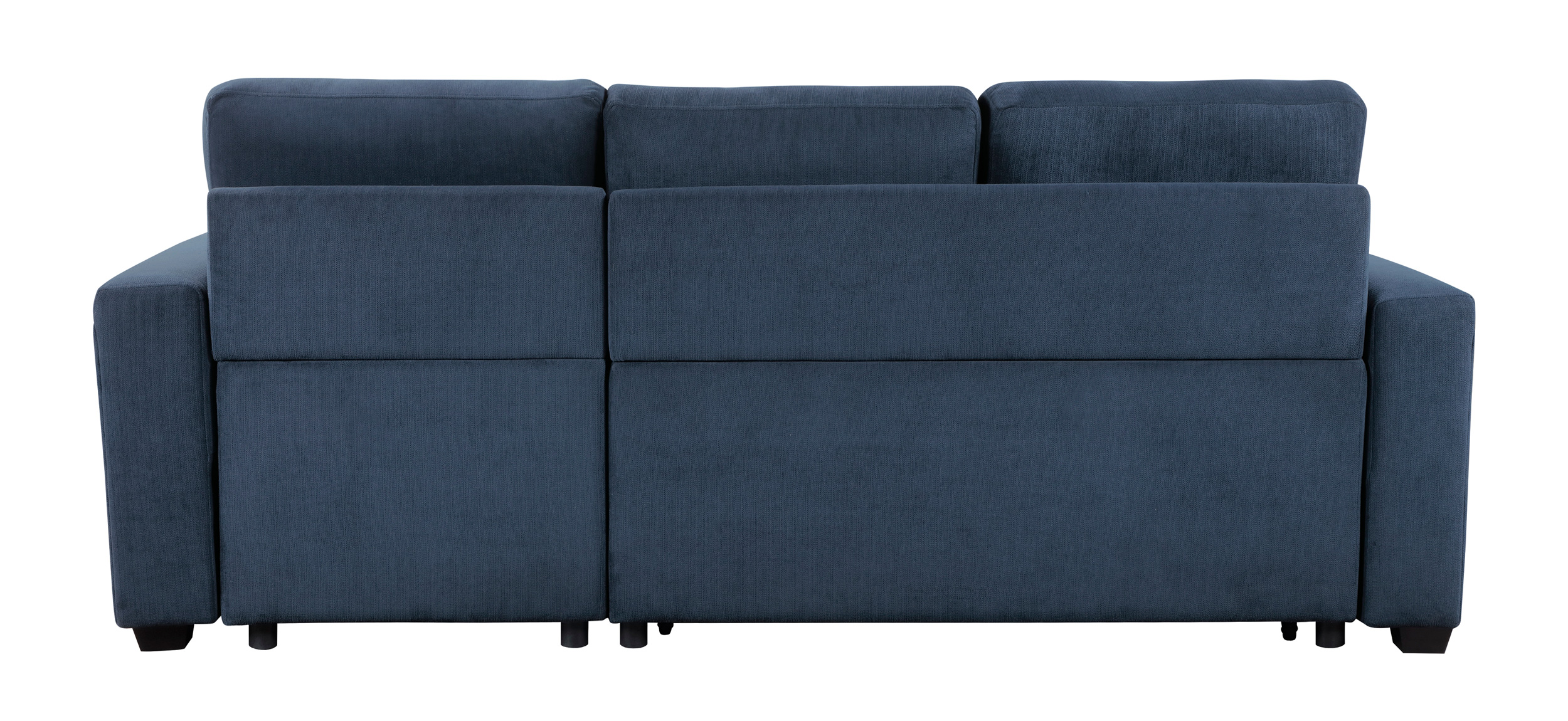 Barbara Polyester Reversible Sectional Sofa Chaise with Hidden Storage & Pull‑out Bed