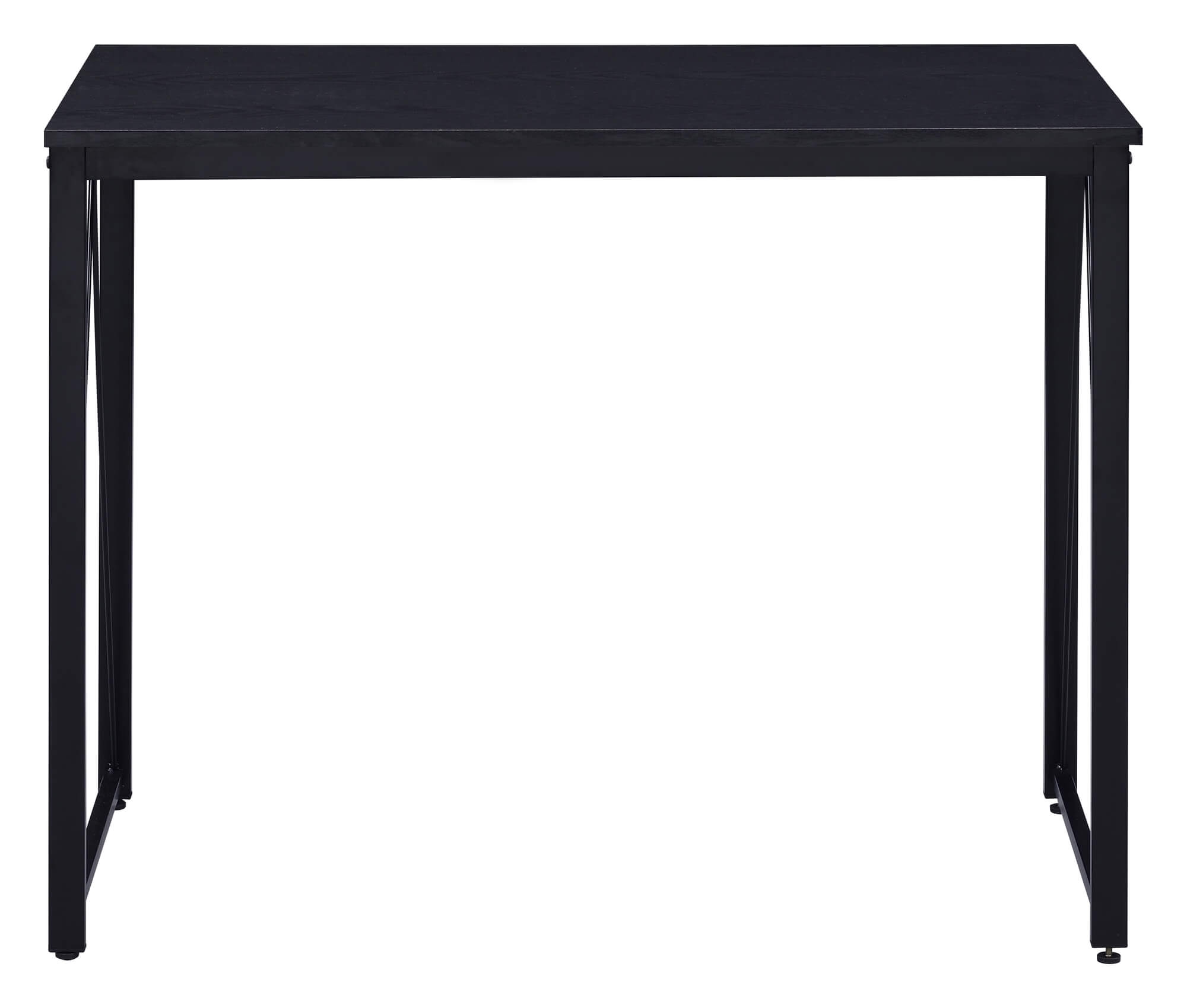 Zaidin Wood Veneer/Metal 35" Writing Desk