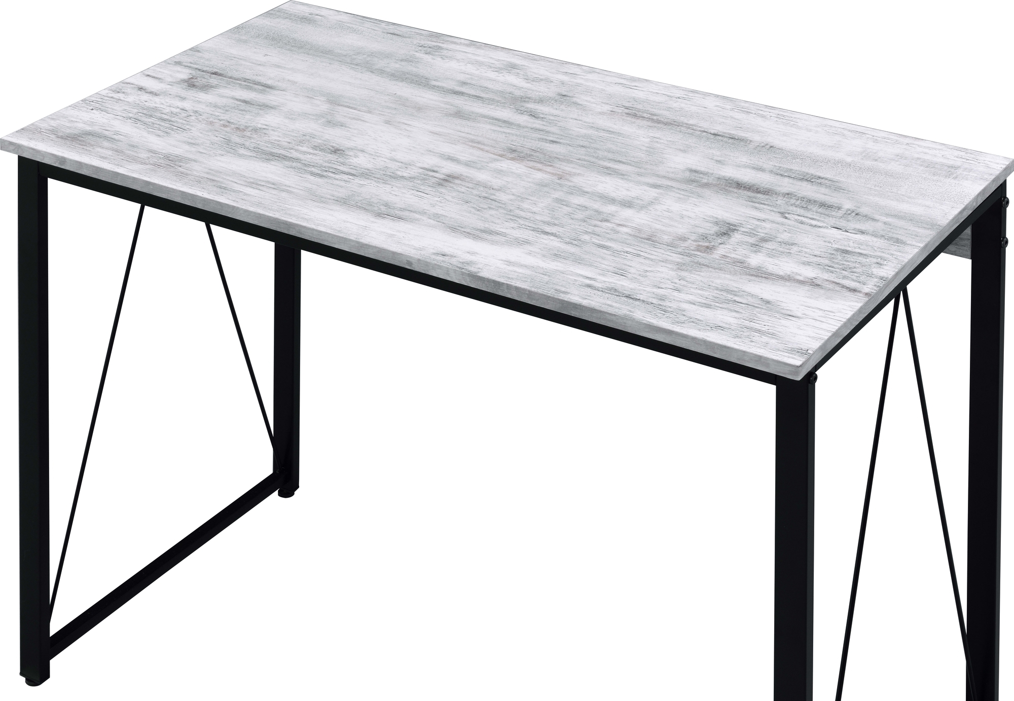 Zaidin Wood Veneer/Metal Writing Desk