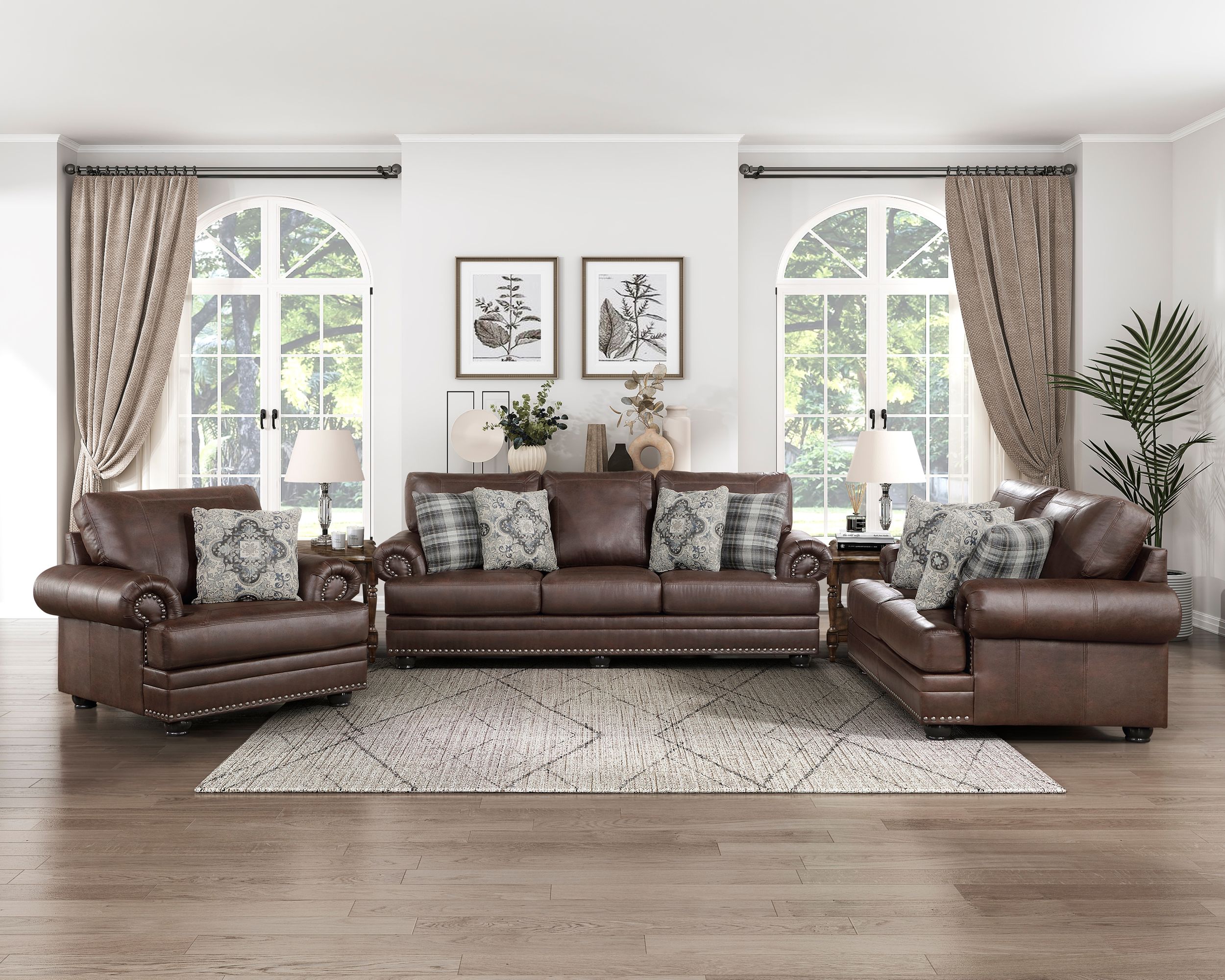 Franklin Microfiber Sofa