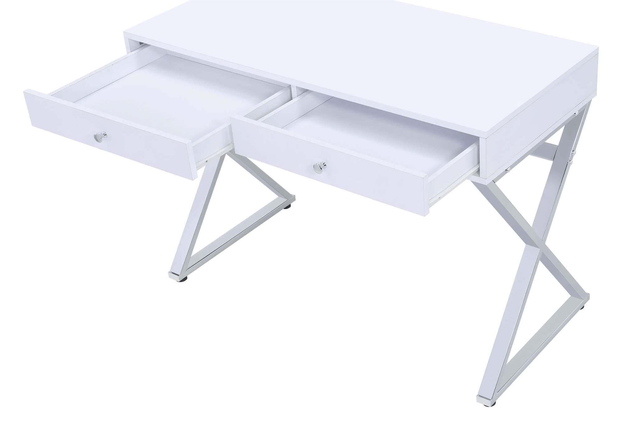 Coleen Wood Veneer/Metal Desk, Composition 1