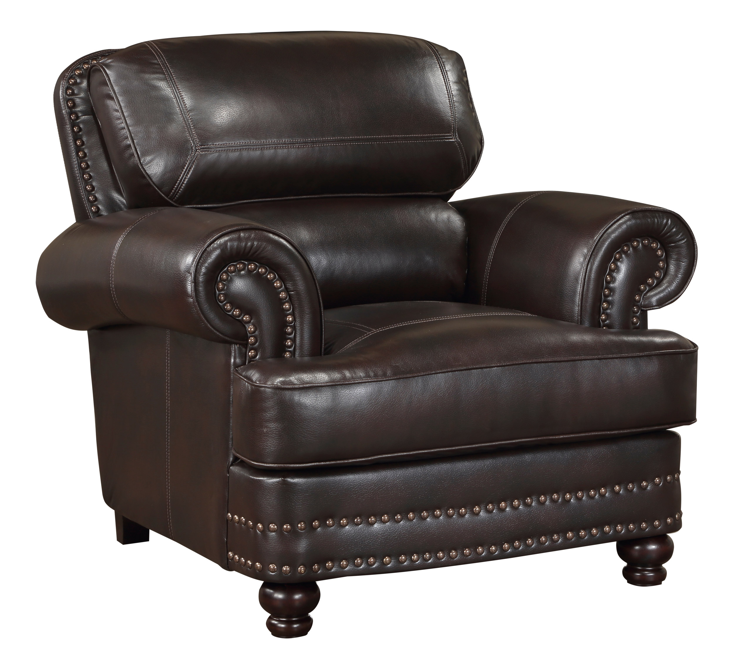 Milford Faux Leather Living Room Set